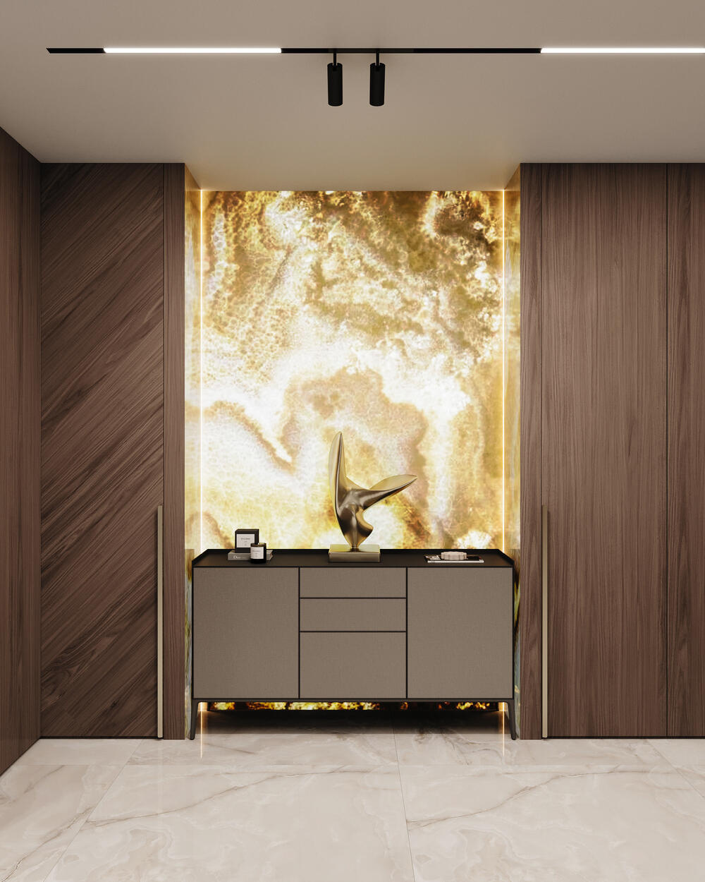 Дизайн интерьера квартиры в ЖК «Bakunina 33 (Бакунина 33)» в стиле современного минимализма