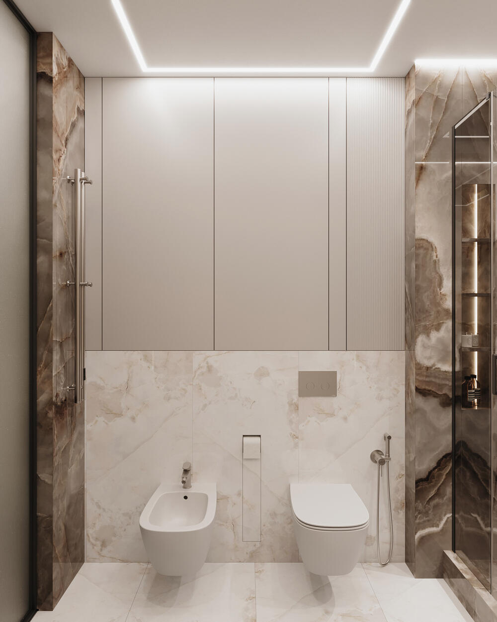 Дизайн интерьера квартиры в ЖК «Bakunina 33 (Бакунина 33)» в стиле современного минимализма