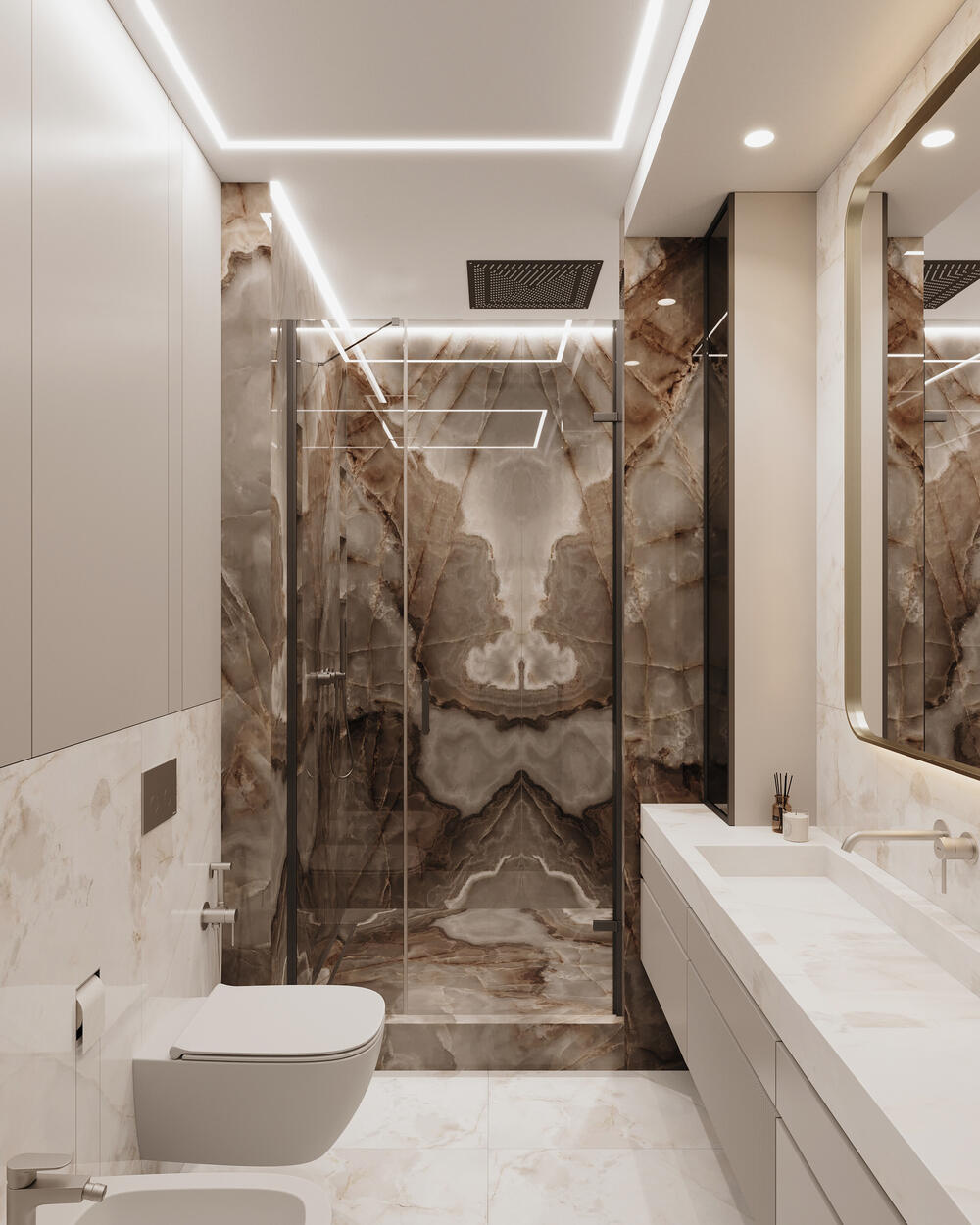 Дизайн интерьера квартиры в ЖК «Bakunina 33 (Бакунина 33)» в стиле современного минимализма