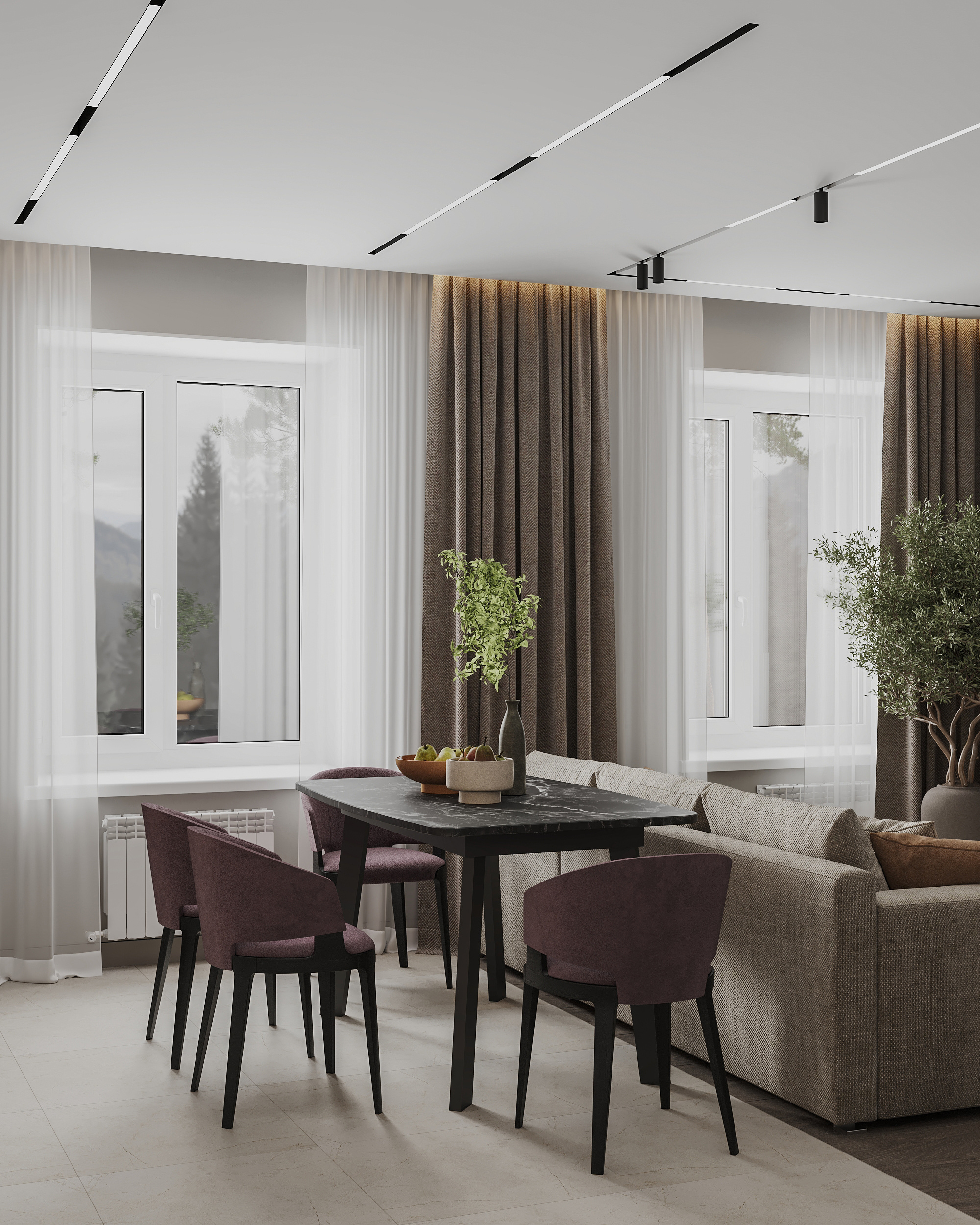 Дизайн-проект квартиры в ЖК «NEVA RESIDENCE» с элементами минимализма