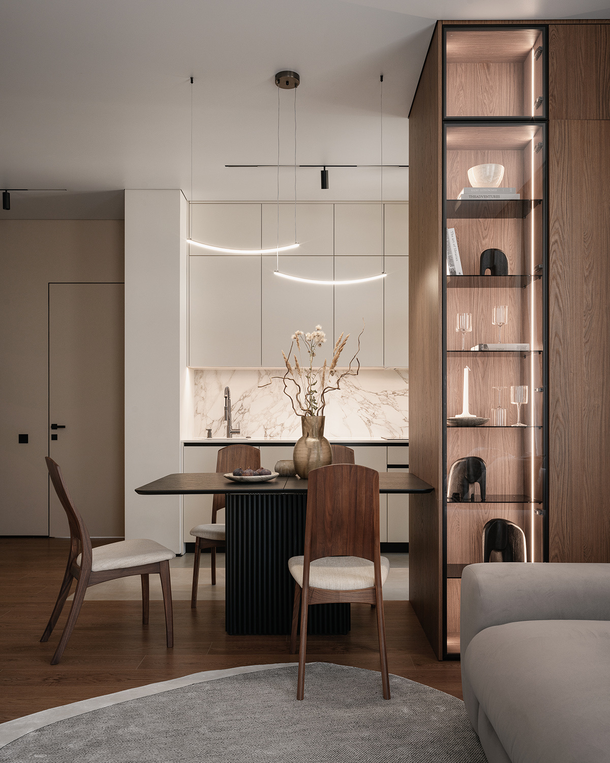 Обложка проекта: Квартира с продуманной подсветкой для молодой пары