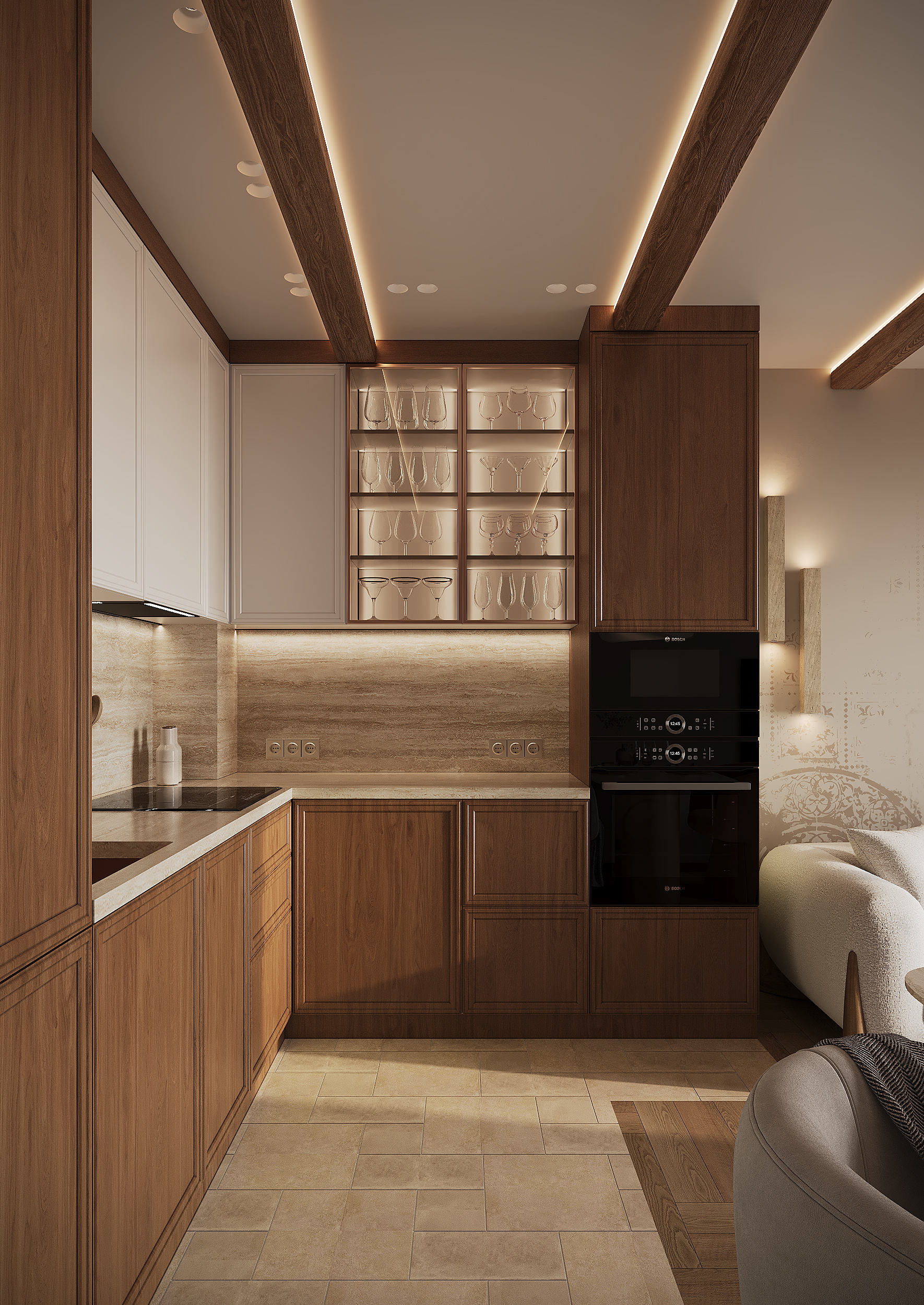 Дизайн-проект Жк Дефанс Стиль Джапанди