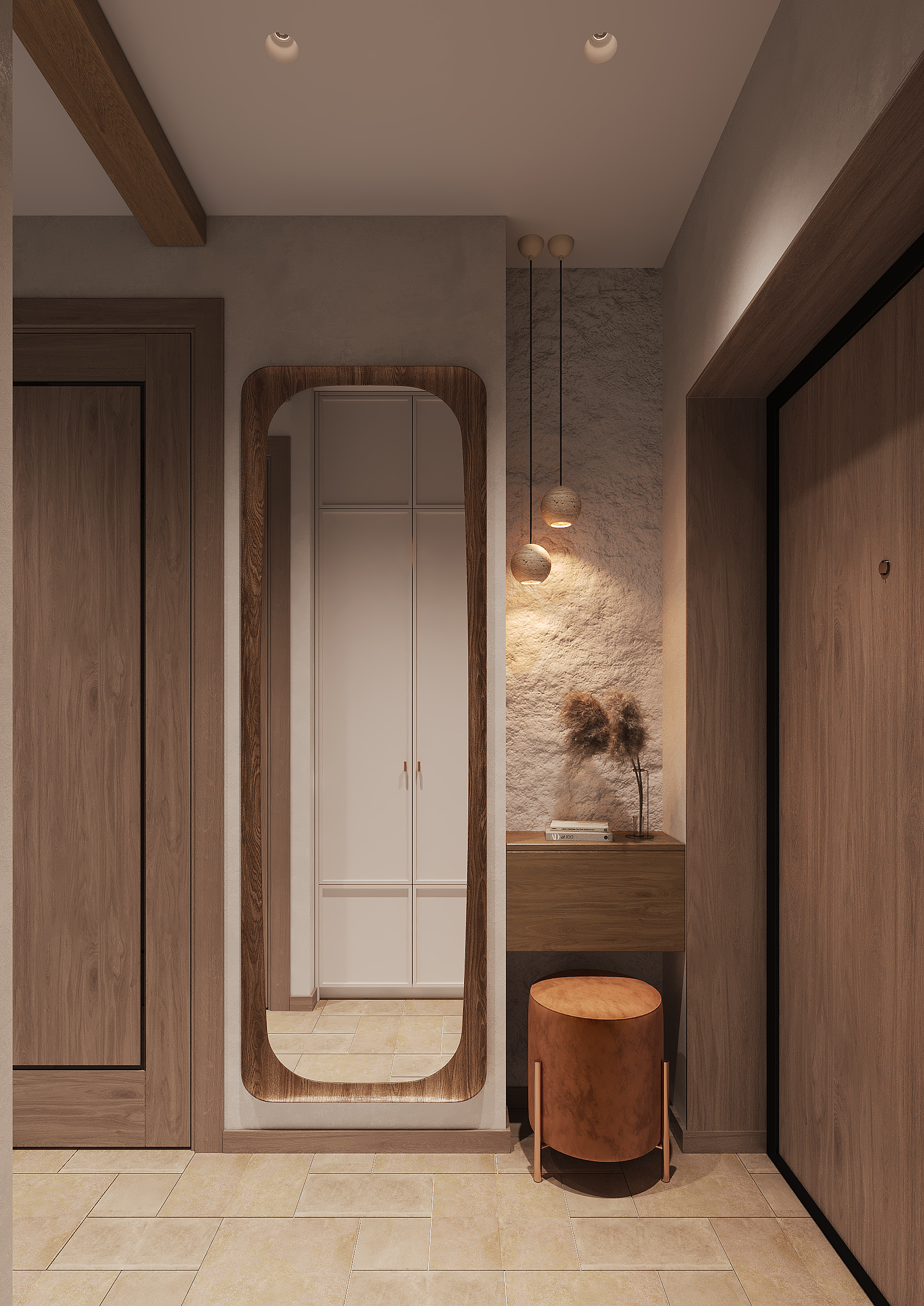 Дизайн-проект Жк Дефанс Стиль Джапанди