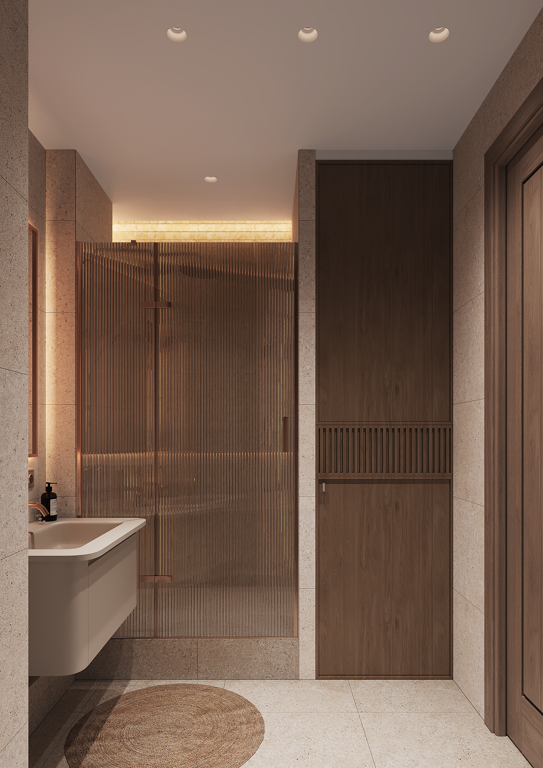 Дизайн-проект Жк Дефанс Стиль Джапанди