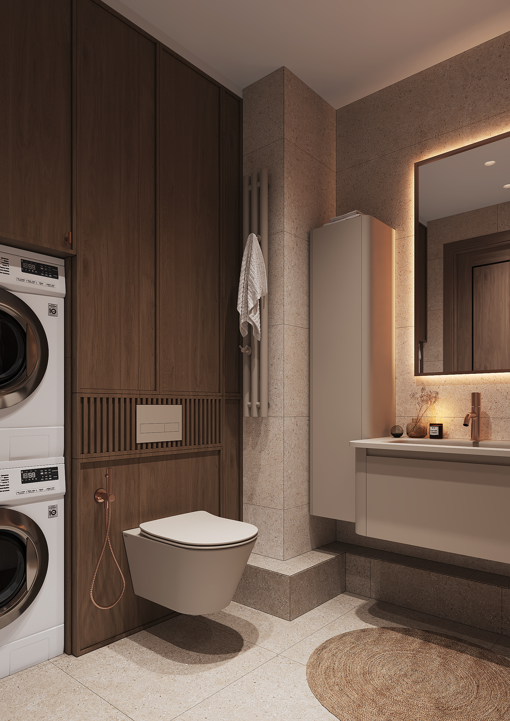 Дизайн-проект Жк Дефанс Стиль Джапанди