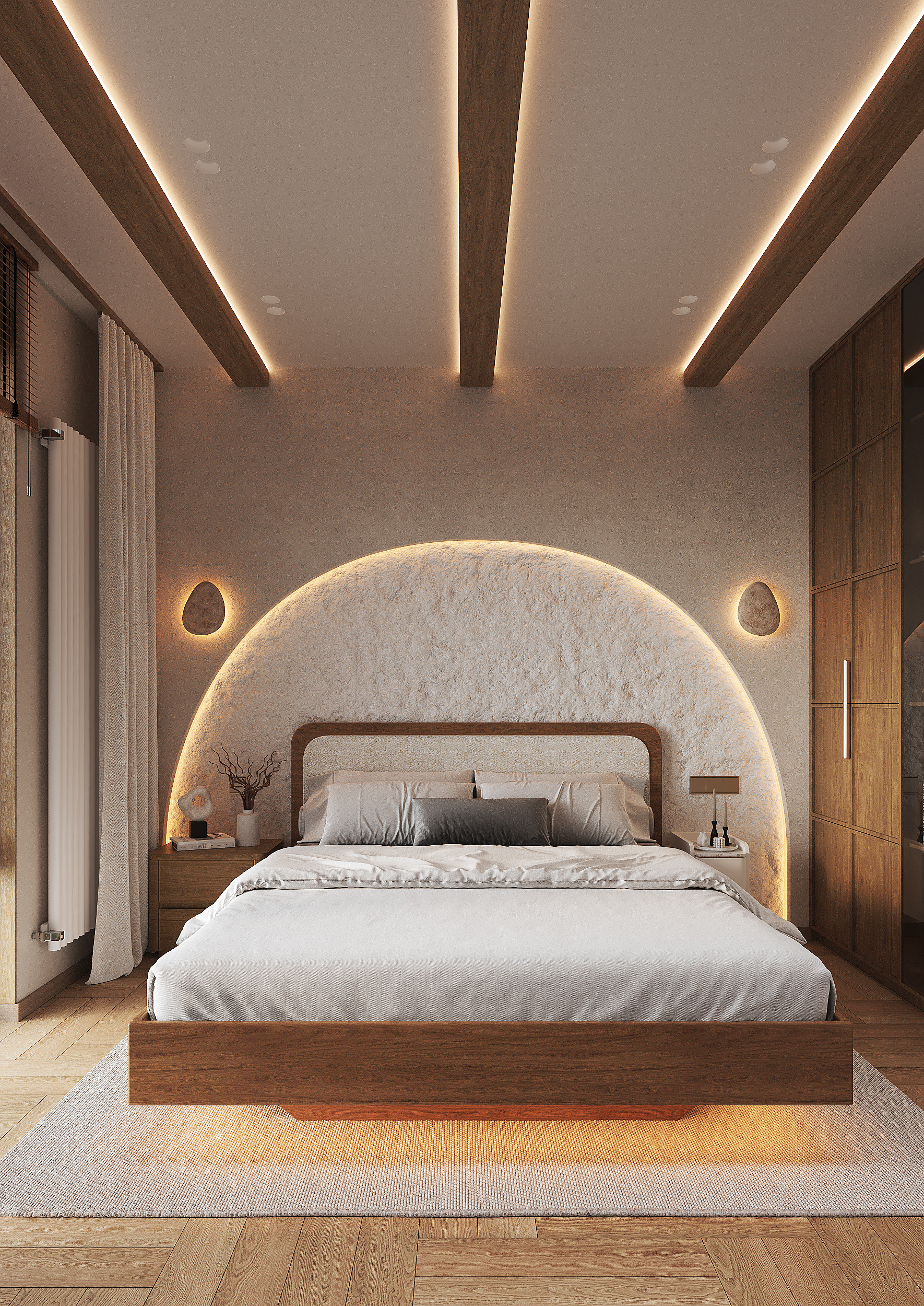 Дизайн-проект Жк Дефанс Стиль Джапанди