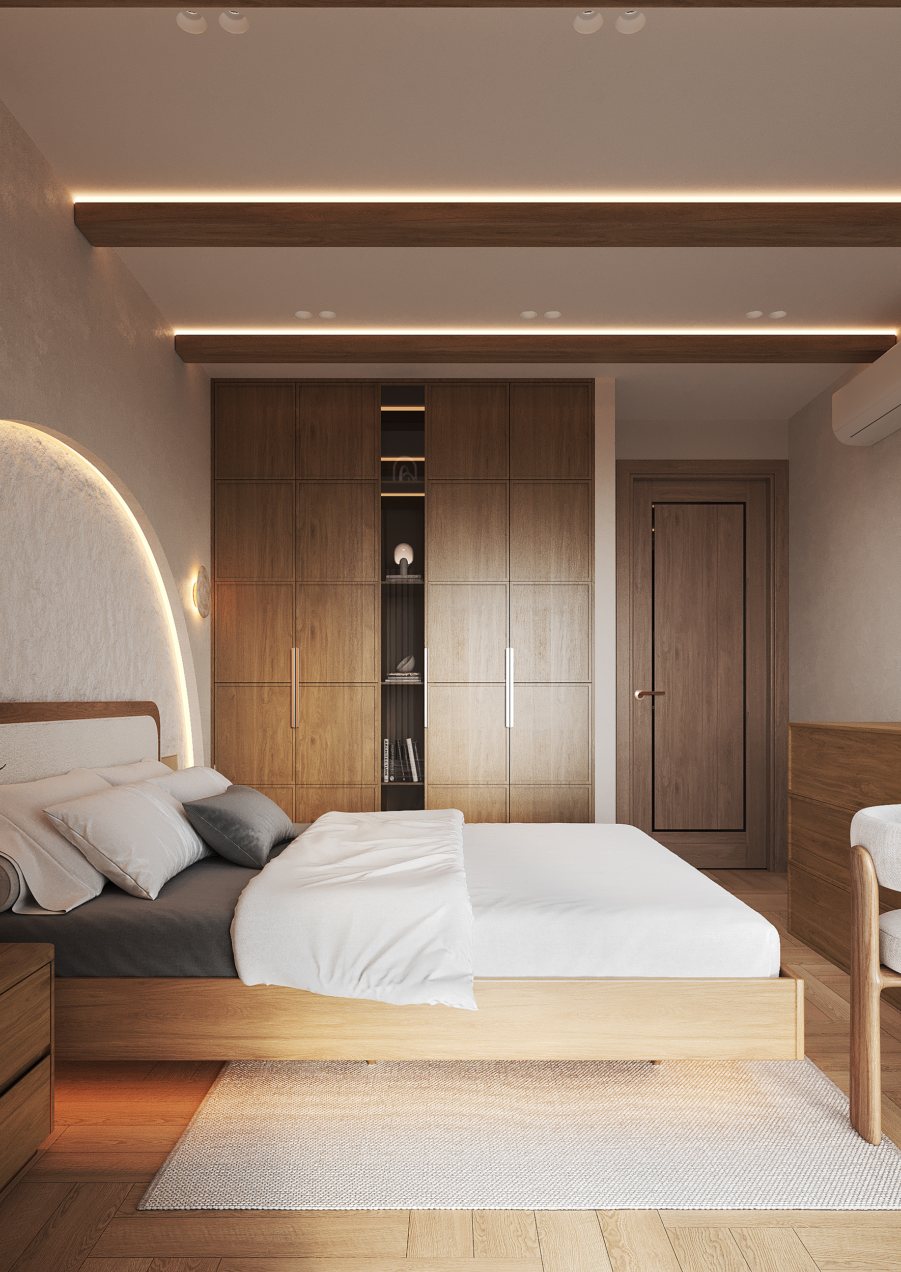 Дизайн-проект Жк Дефанс Стиль Джапанди