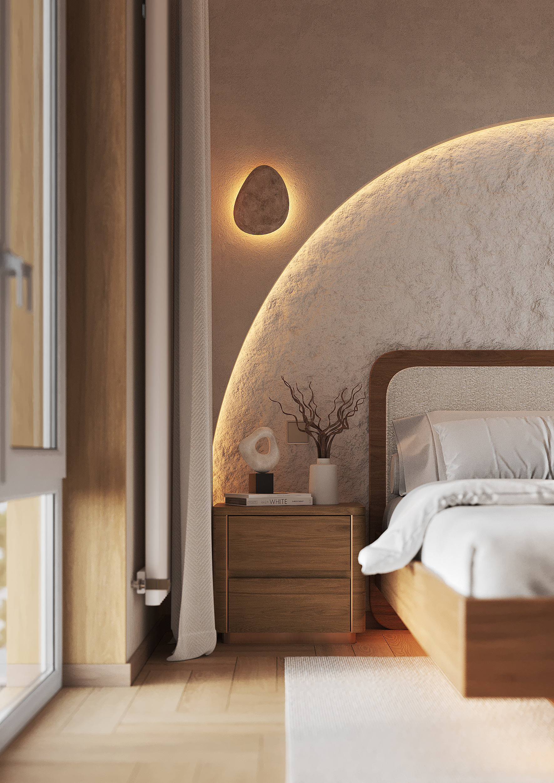 Дизайн-проект Жк Дефанс Стиль Джапанди