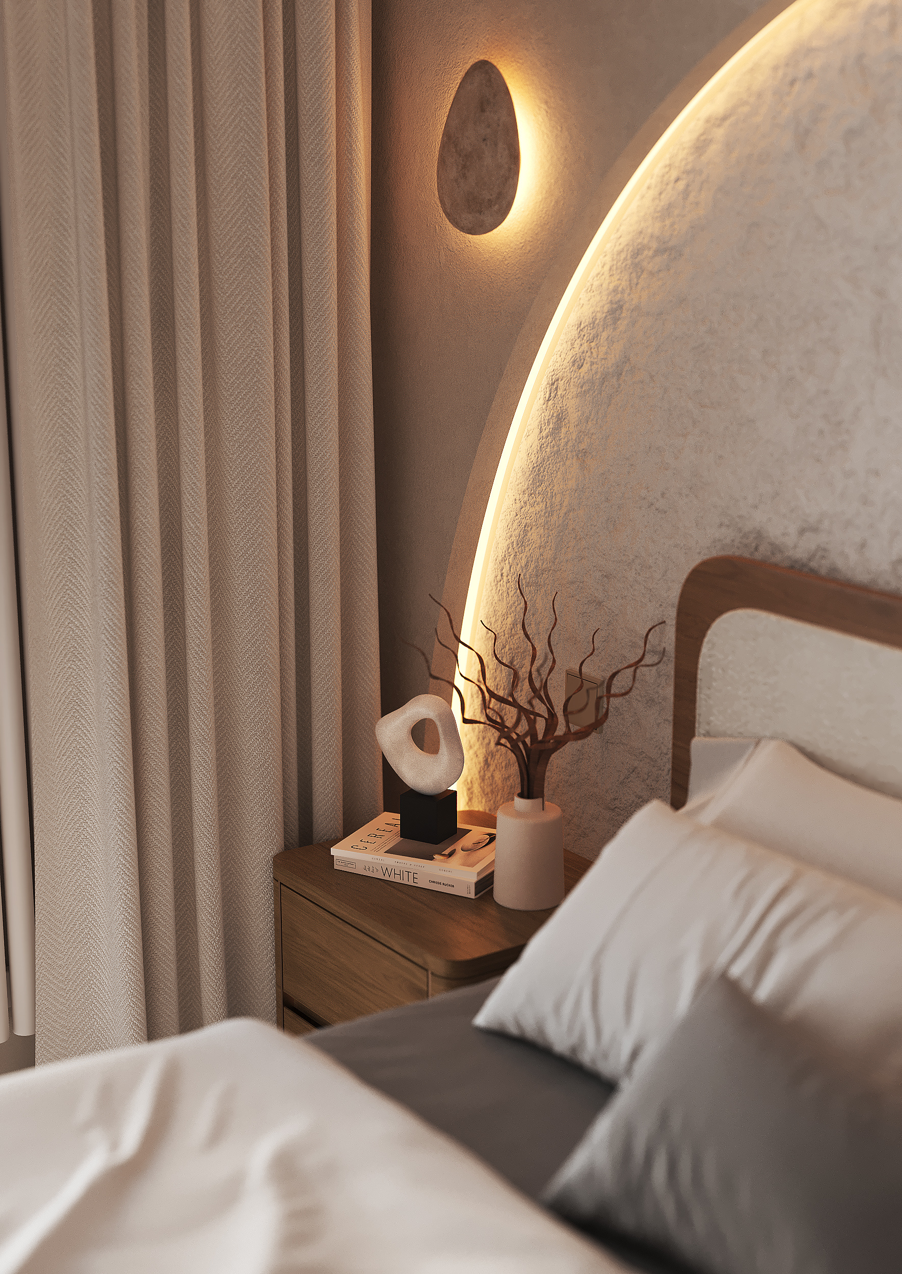 Дизайн-проект Жк Дефанс Стиль Джапанди