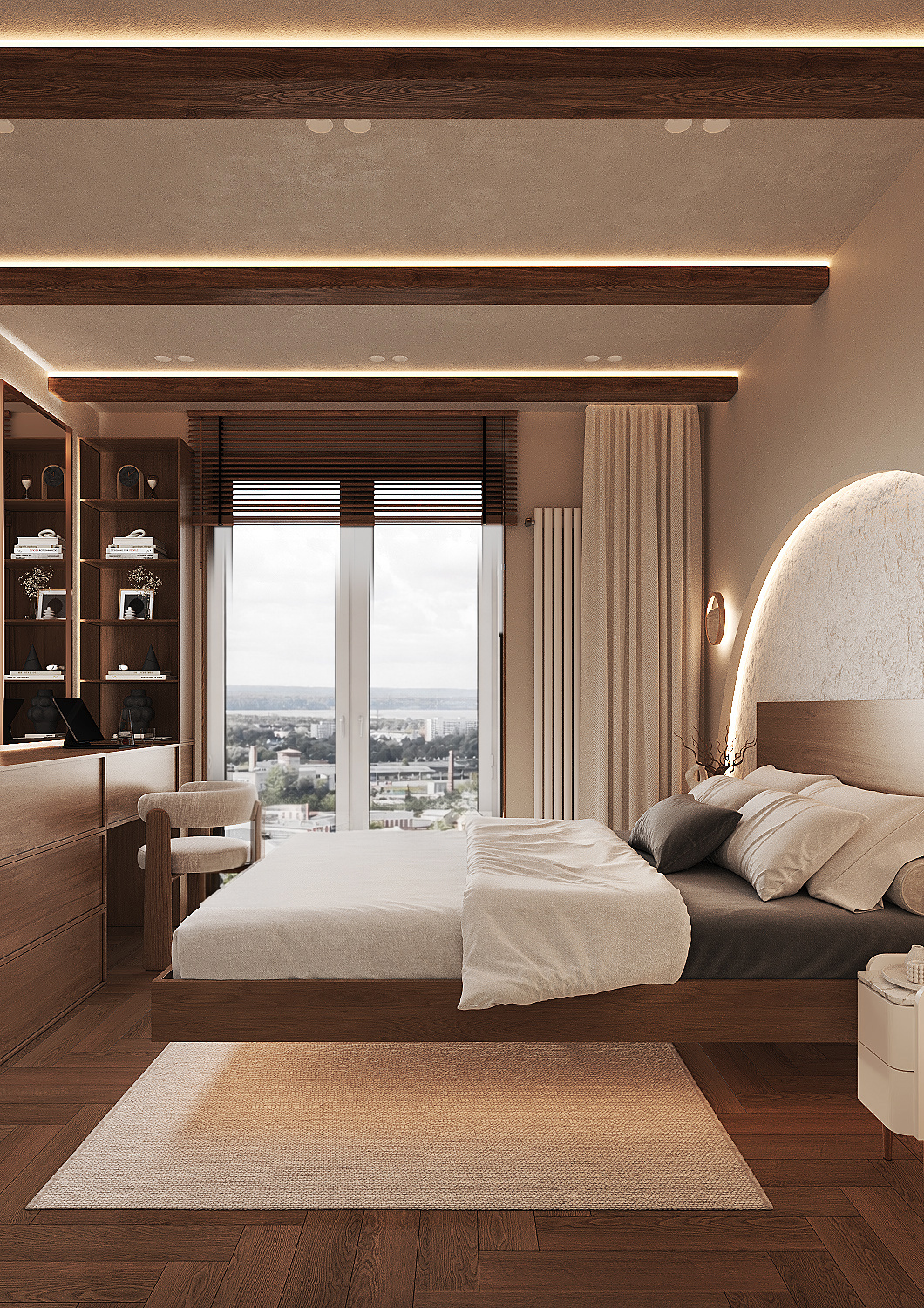 Дизайн-проект Жк Дефанс Стиль Джапанди