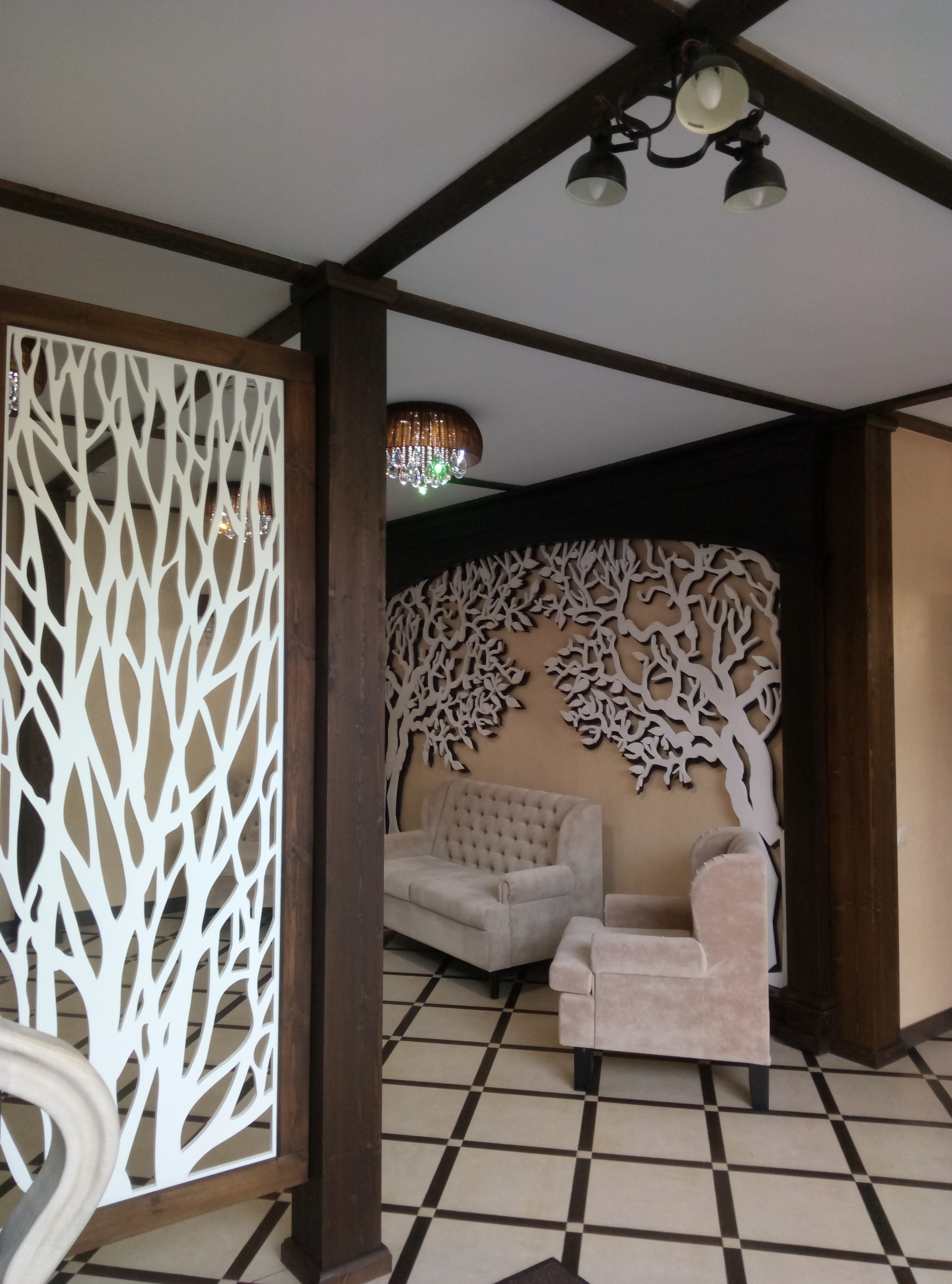 Ресторан, банкетный зал за городом.