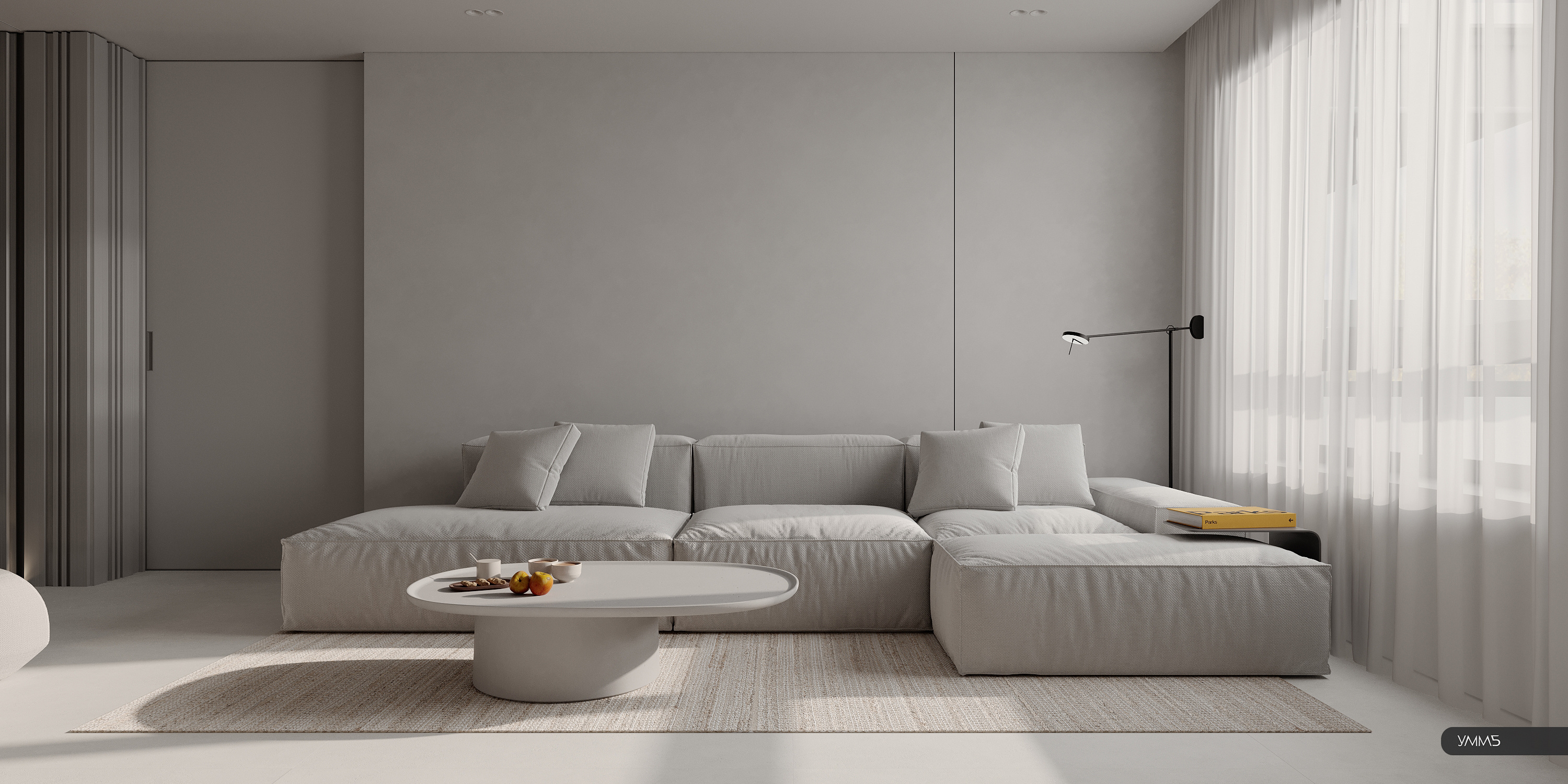 Обволакивающий минимализм | Квартира 87м²