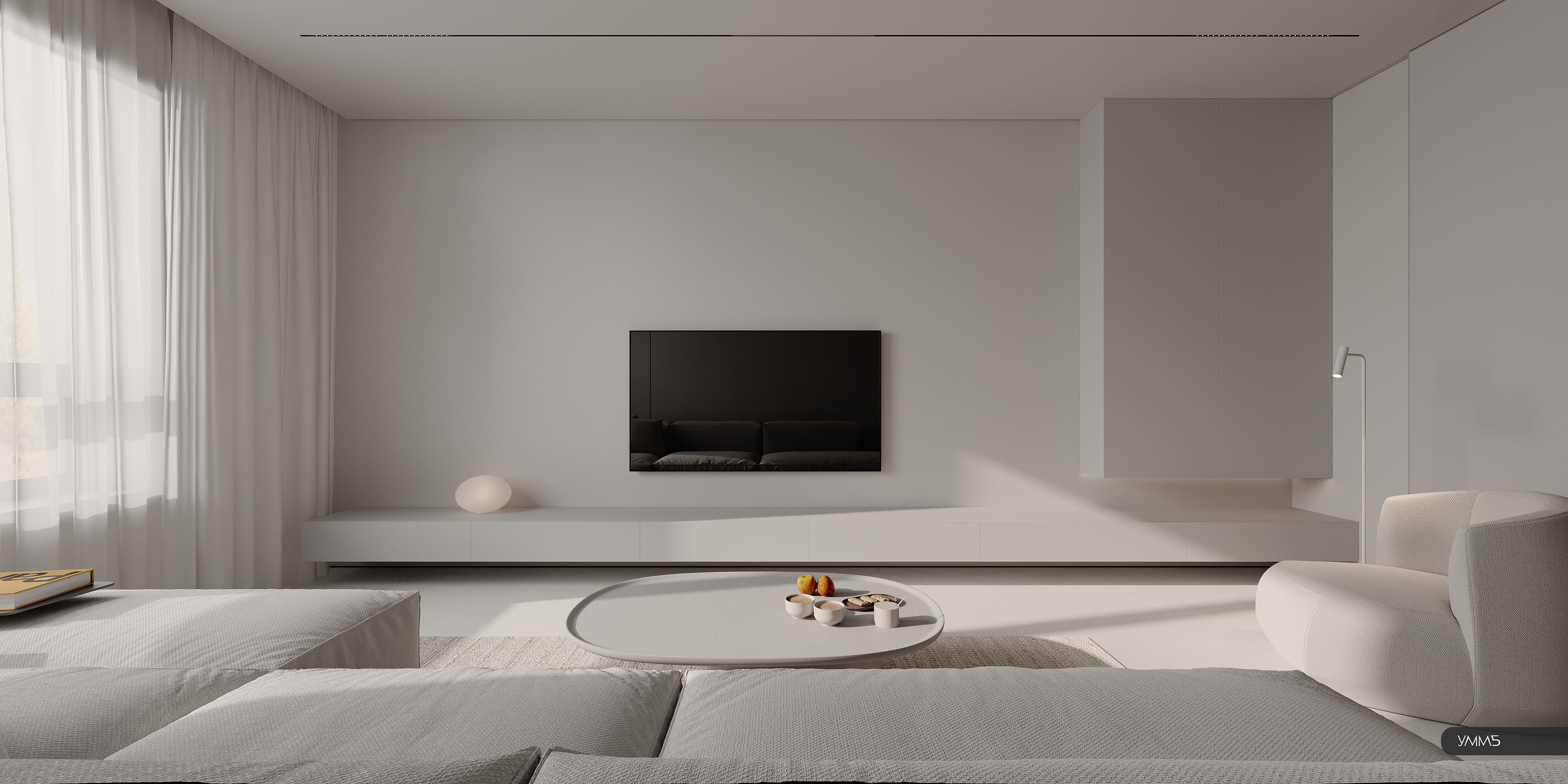 Обволакивающий минимализм | Квартира 87м²