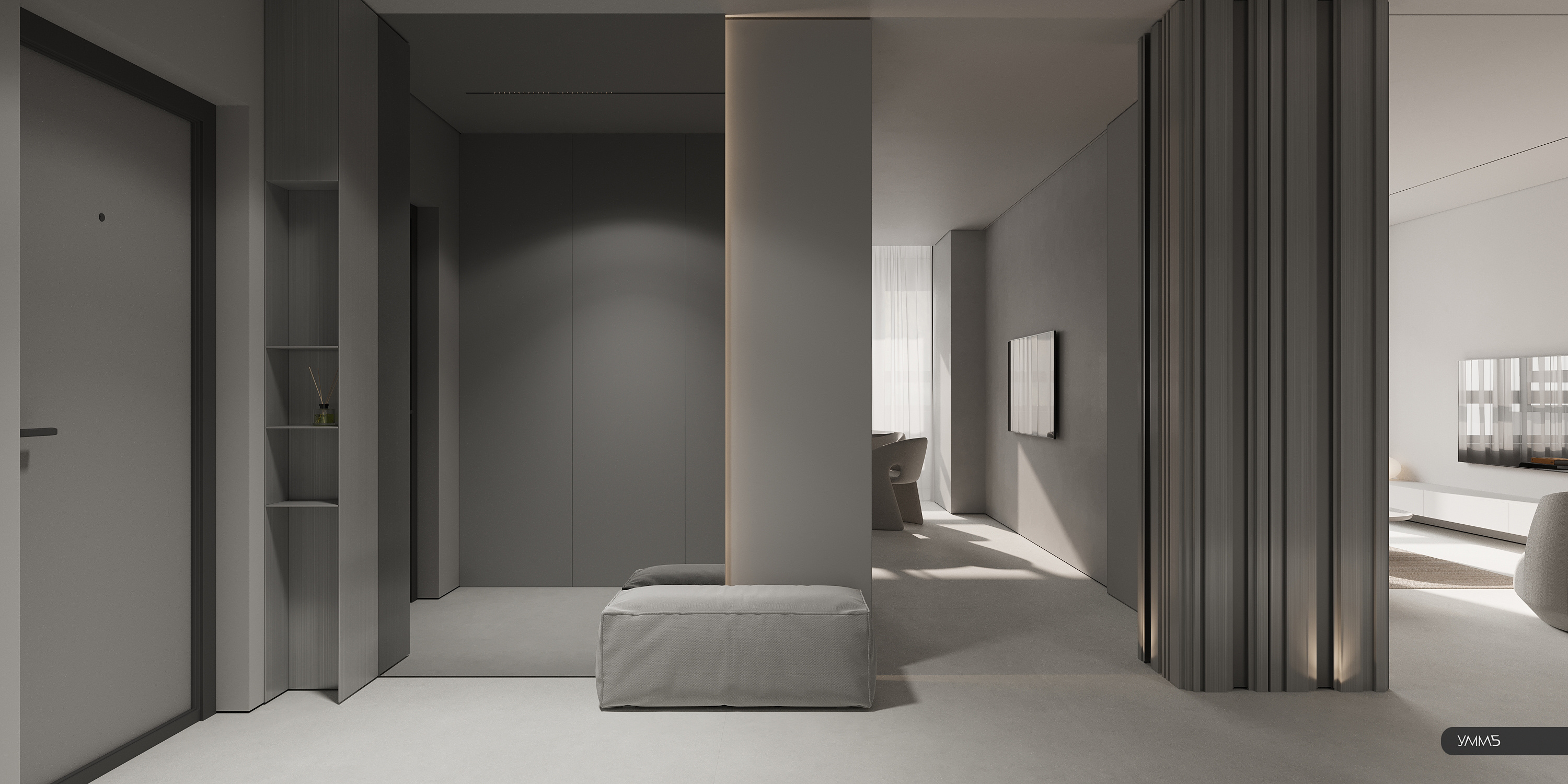 Обволакивающий минимализм | Квартира 87м²