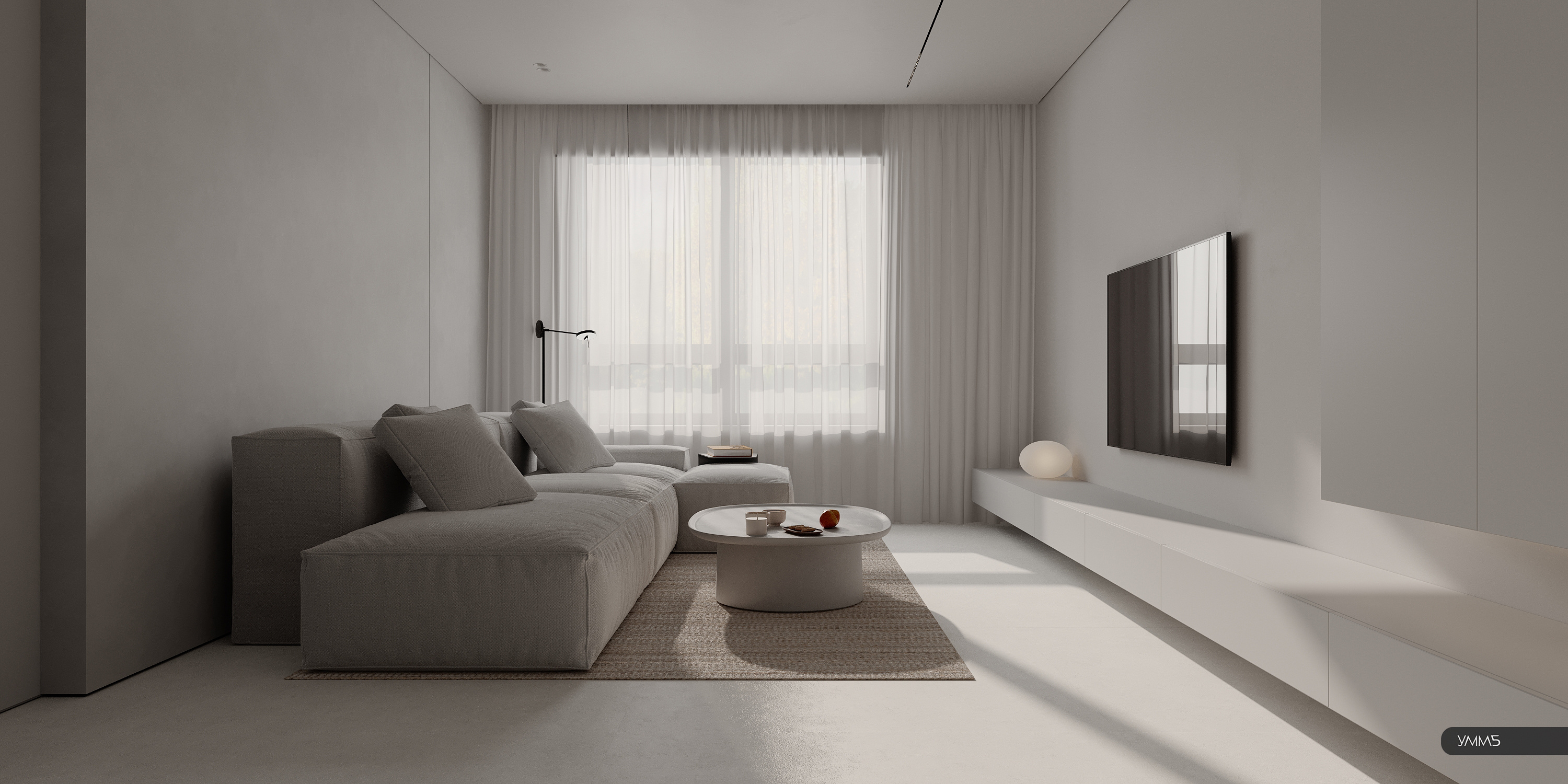 Обволакивающий минимализм | Квартира 87м²