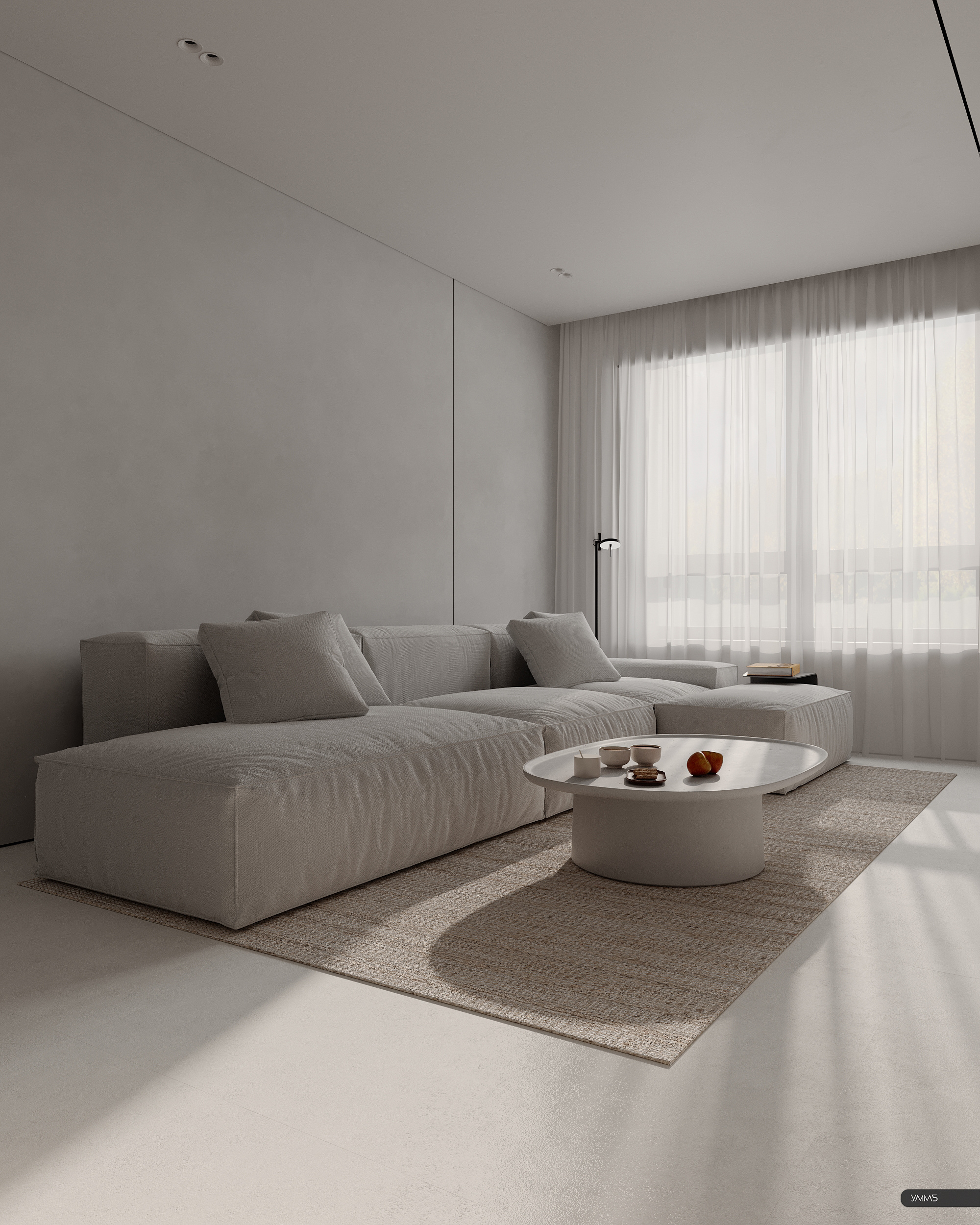 Обволакивающий минимализм | Квартира 87м²