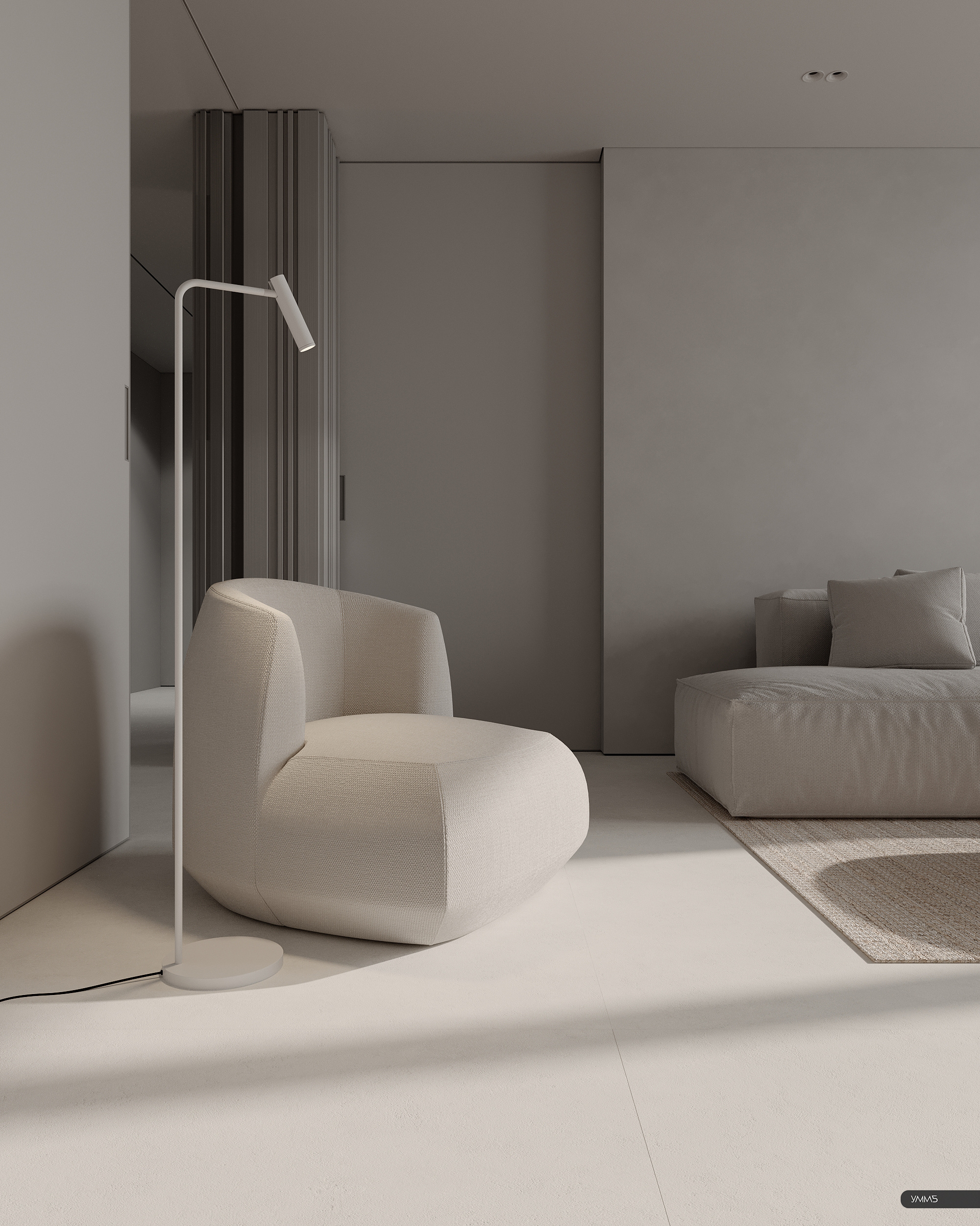 Обволакивающий минимализм | Квартира 87м²