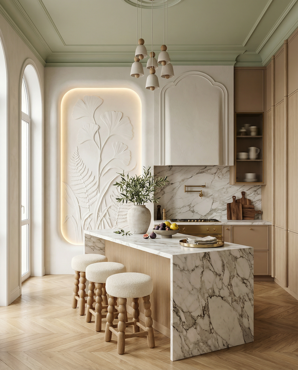 Арт-Нуво: Концепты интерьеров для ЖК Остров