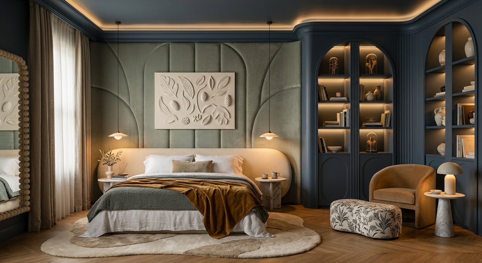 Арт-Нуво: Концепты интерьеров для ЖК Остров