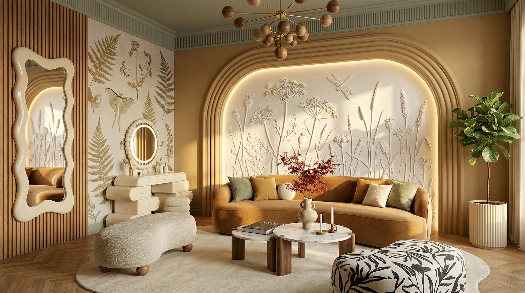 Арт-Нуво: Концепты интерьеров для ЖК Остров