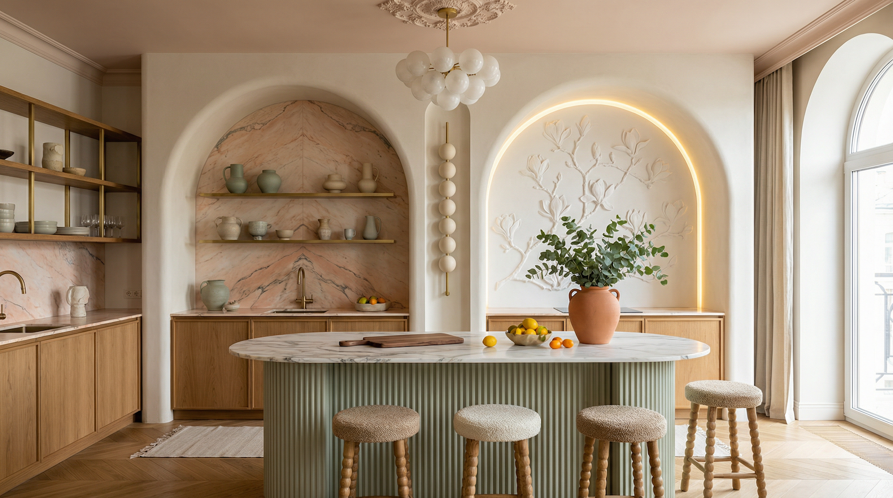 Арт-Нуво: Концепты интерьеров для ЖК Остров