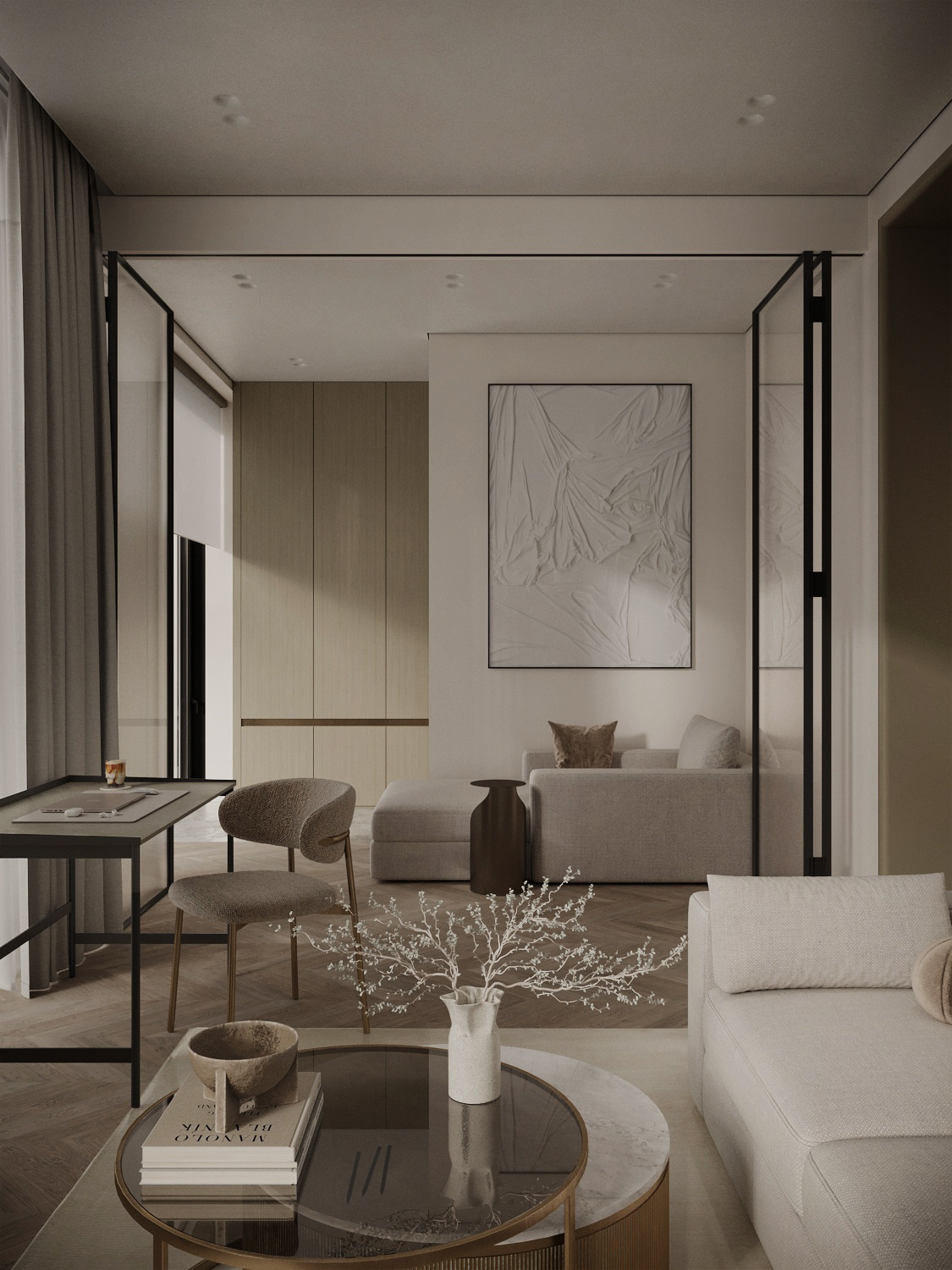 Контемпорари в ЖК Лаврушинский, 116 м2