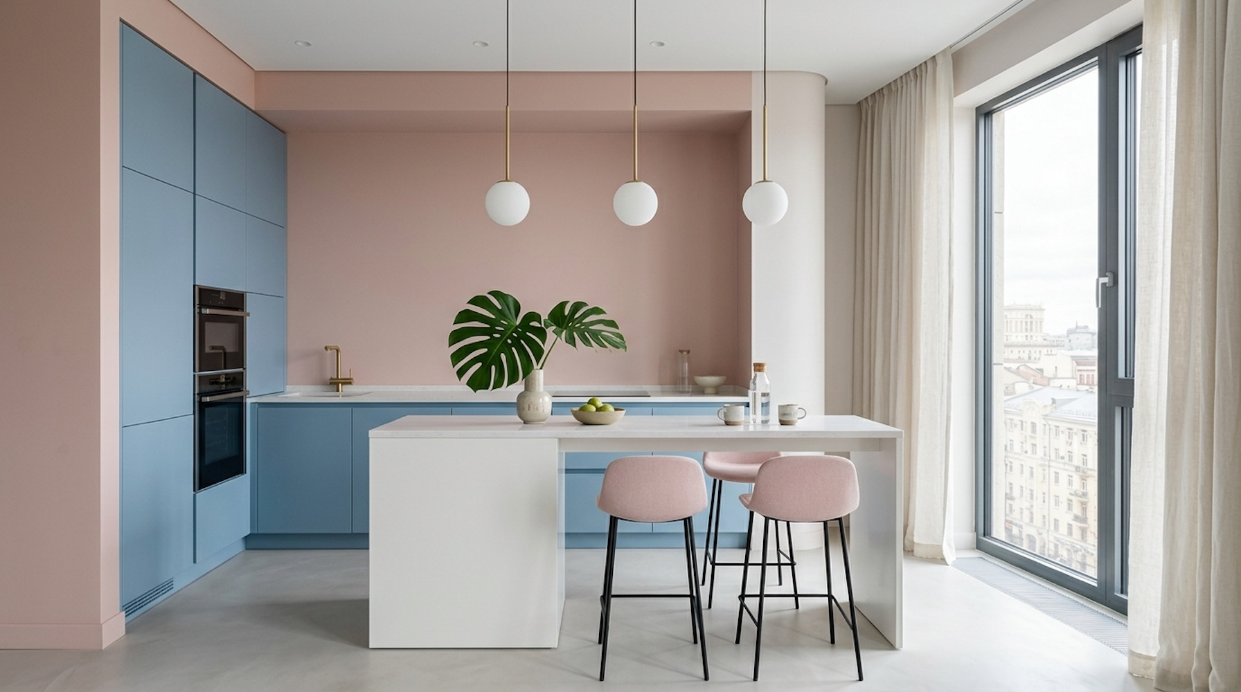 Soft Minimalism: Концепты-интерьеров для квартиры в ЖК Шагал