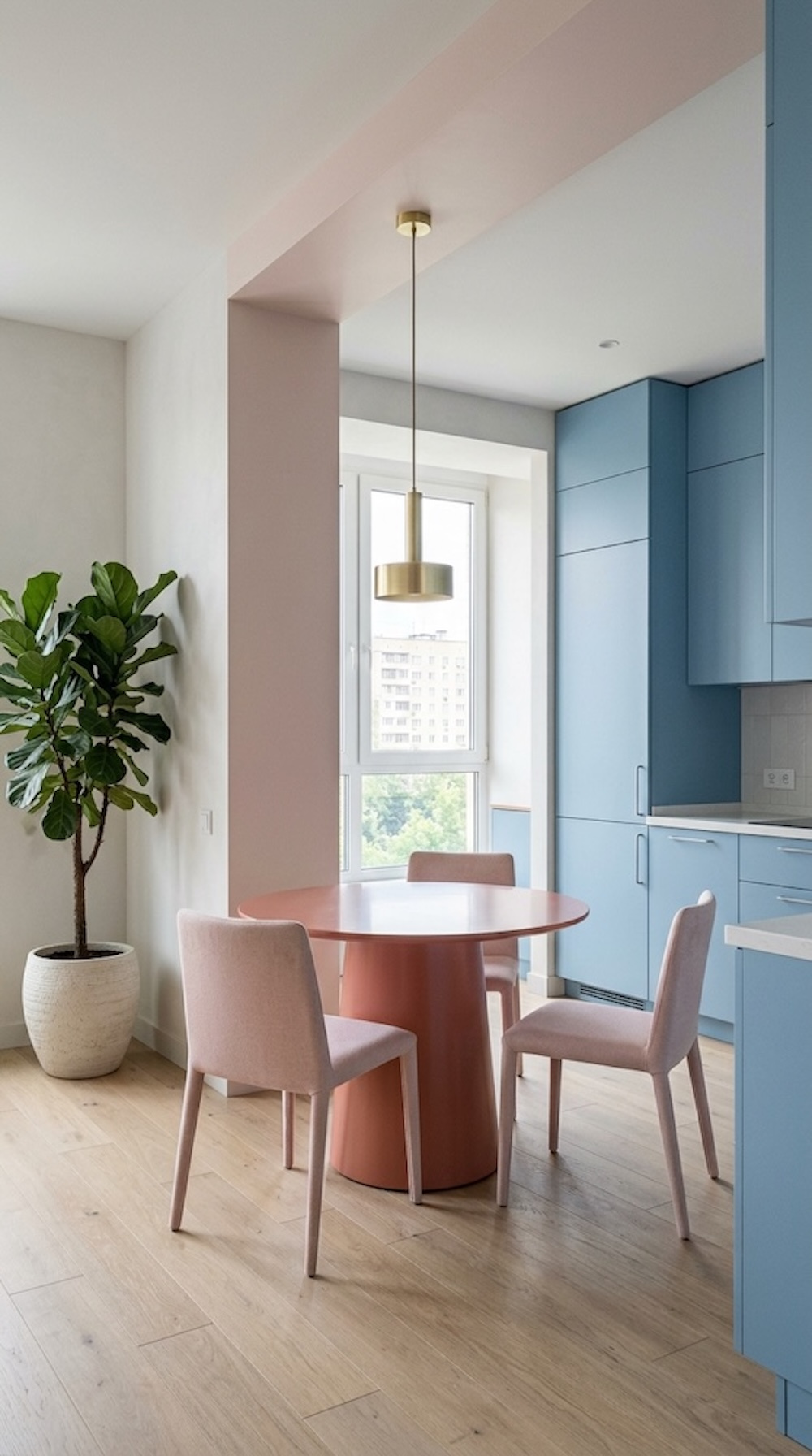 Soft Minimalism: Концепты-интерьеров для квартиры в ЖК Шагал