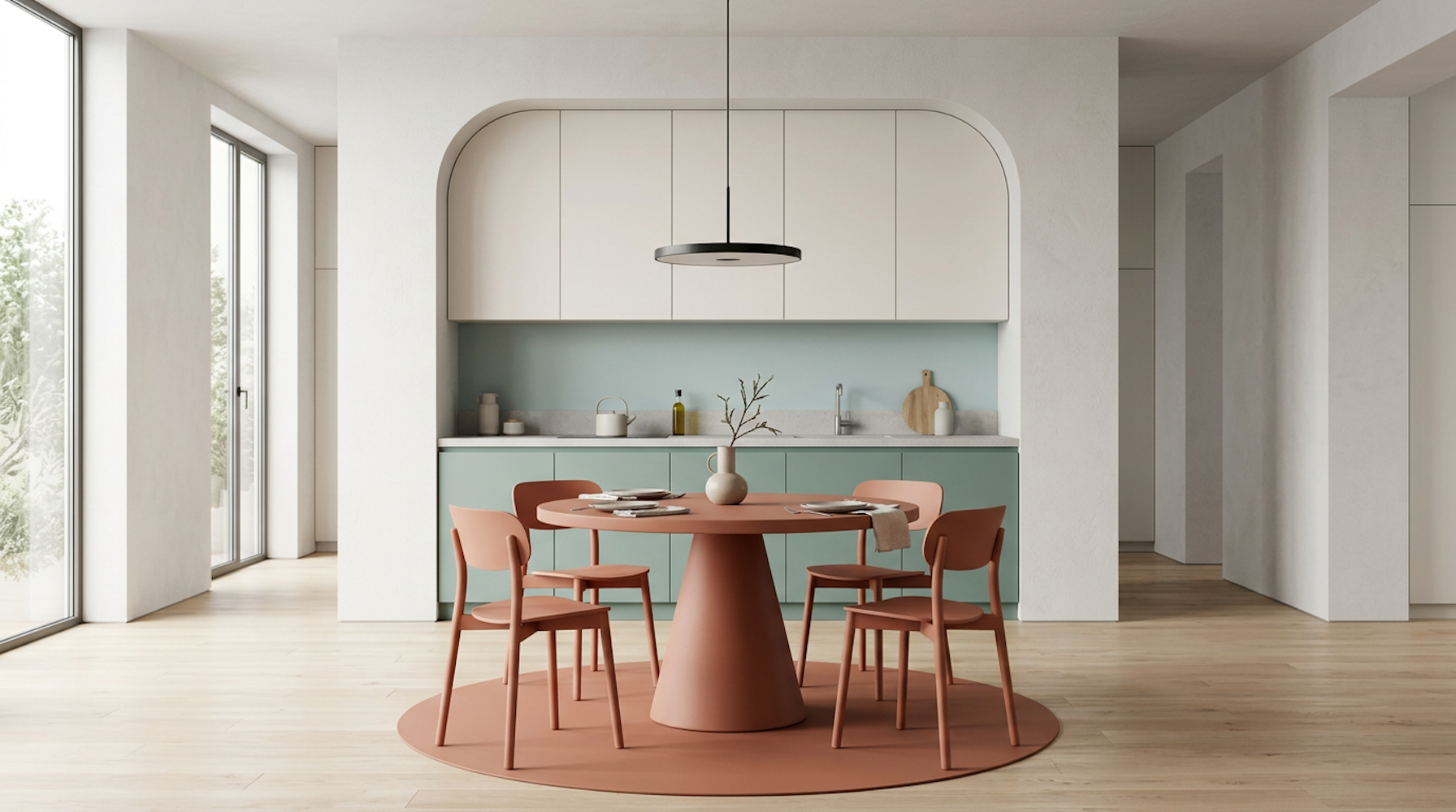 Soft Minimalism: Концепты-интерьеров для квартиры в ЖК Шагал