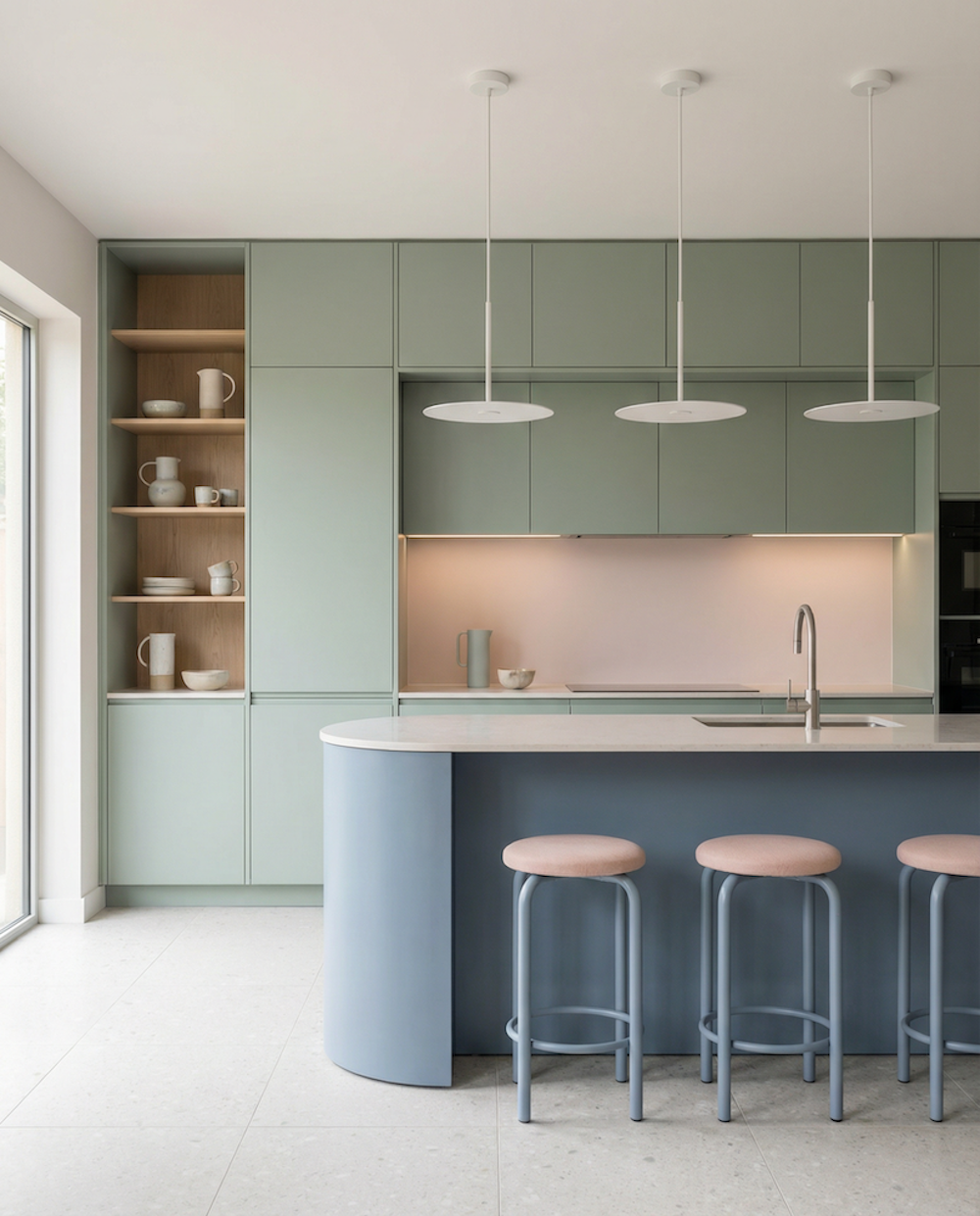 Soft Minimalism: Концепты-интерьеров для квартиры в ЖК Шагал