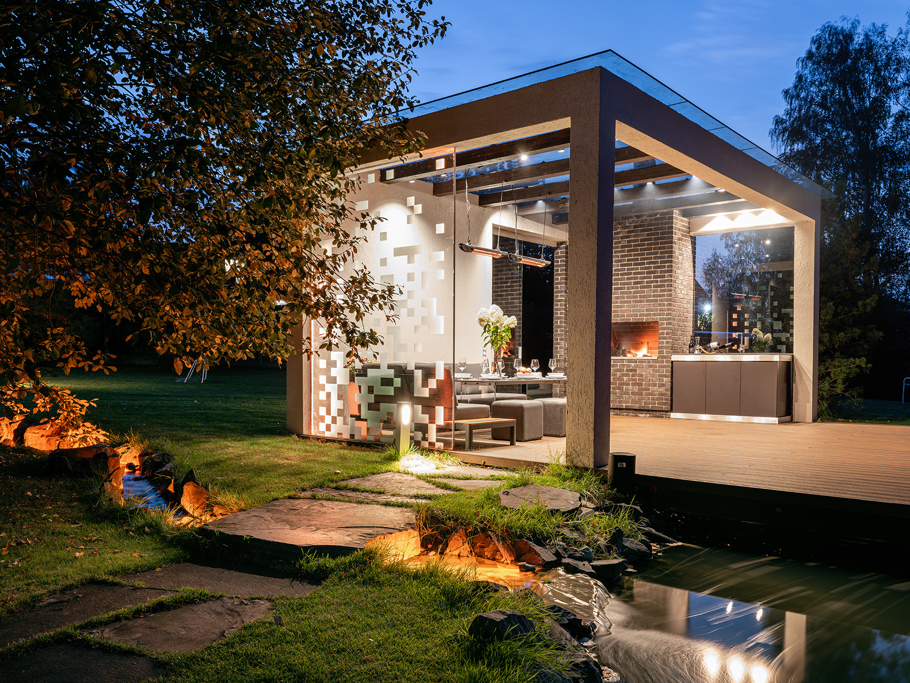 Современная беседка