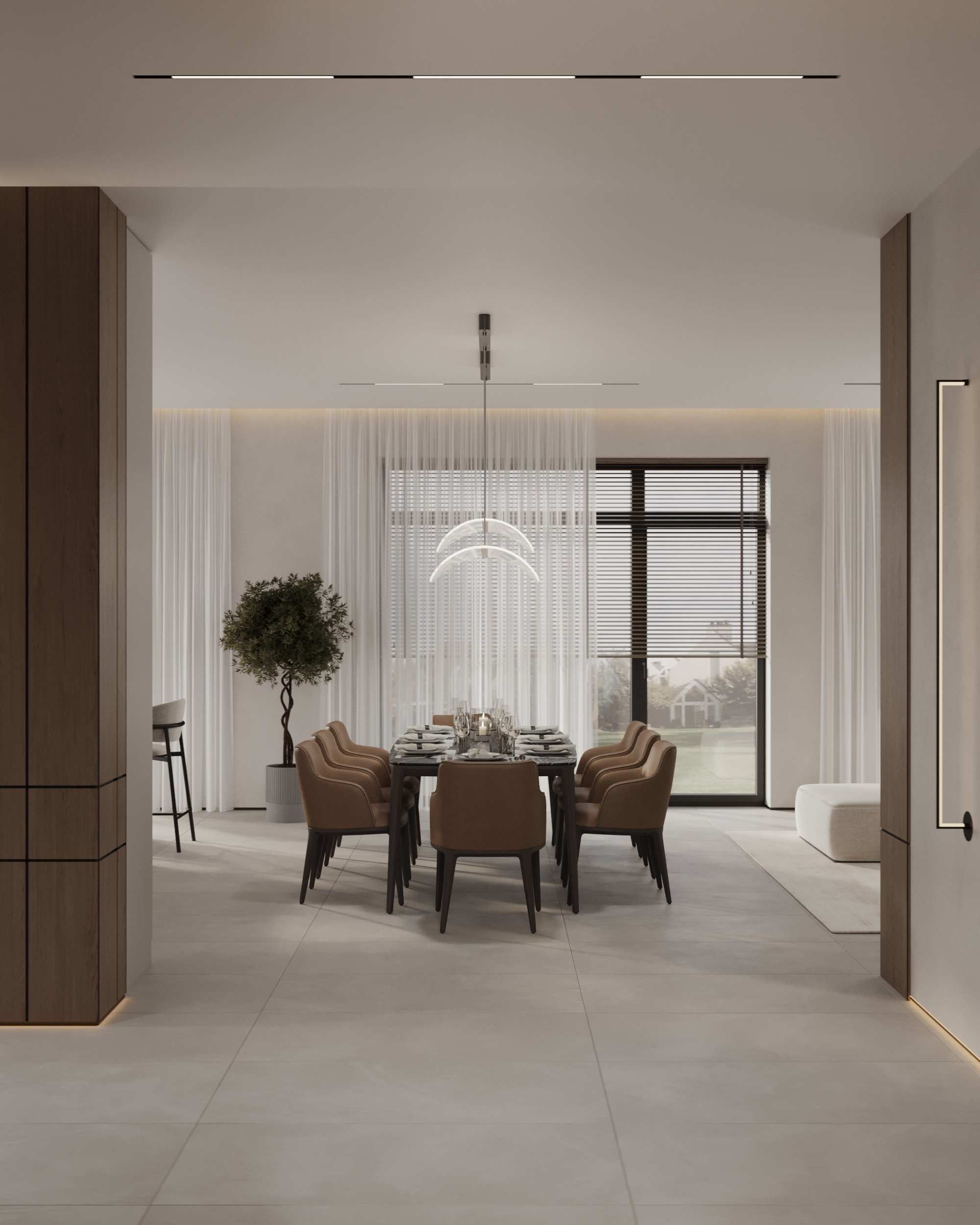 Уютный минимализм в доме п.Западный