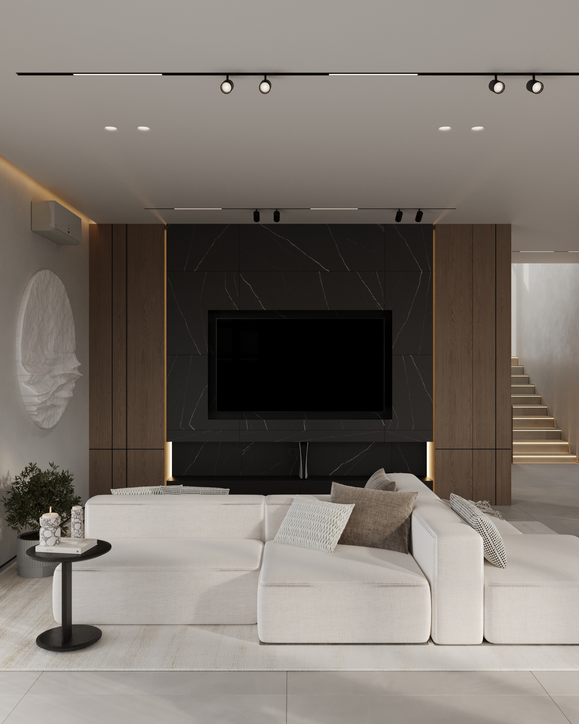 Уютный минимализм в доме п.Западный