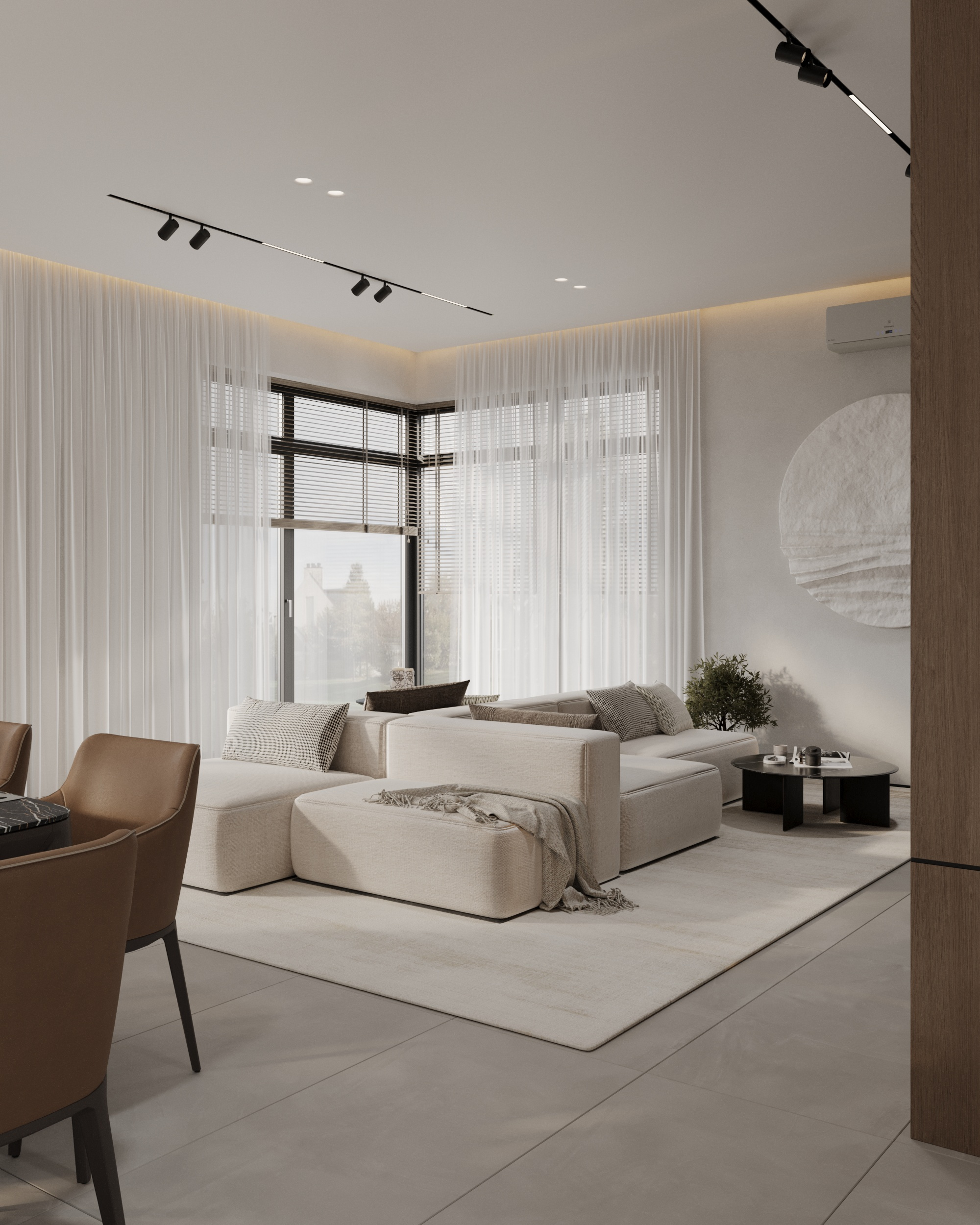 Уютный минимализм в доме п.Западный