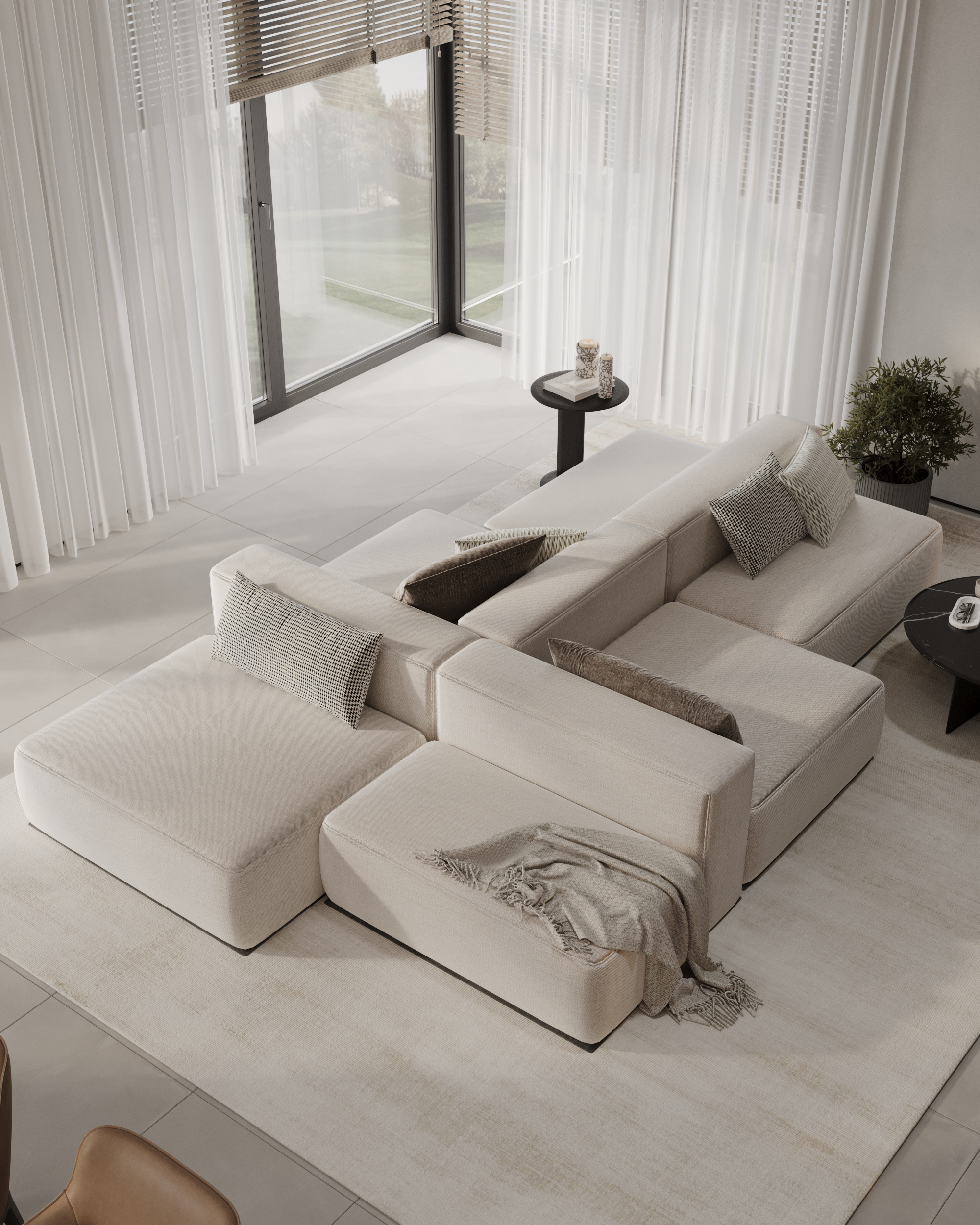 Уютный минимализм в доме п.Западный