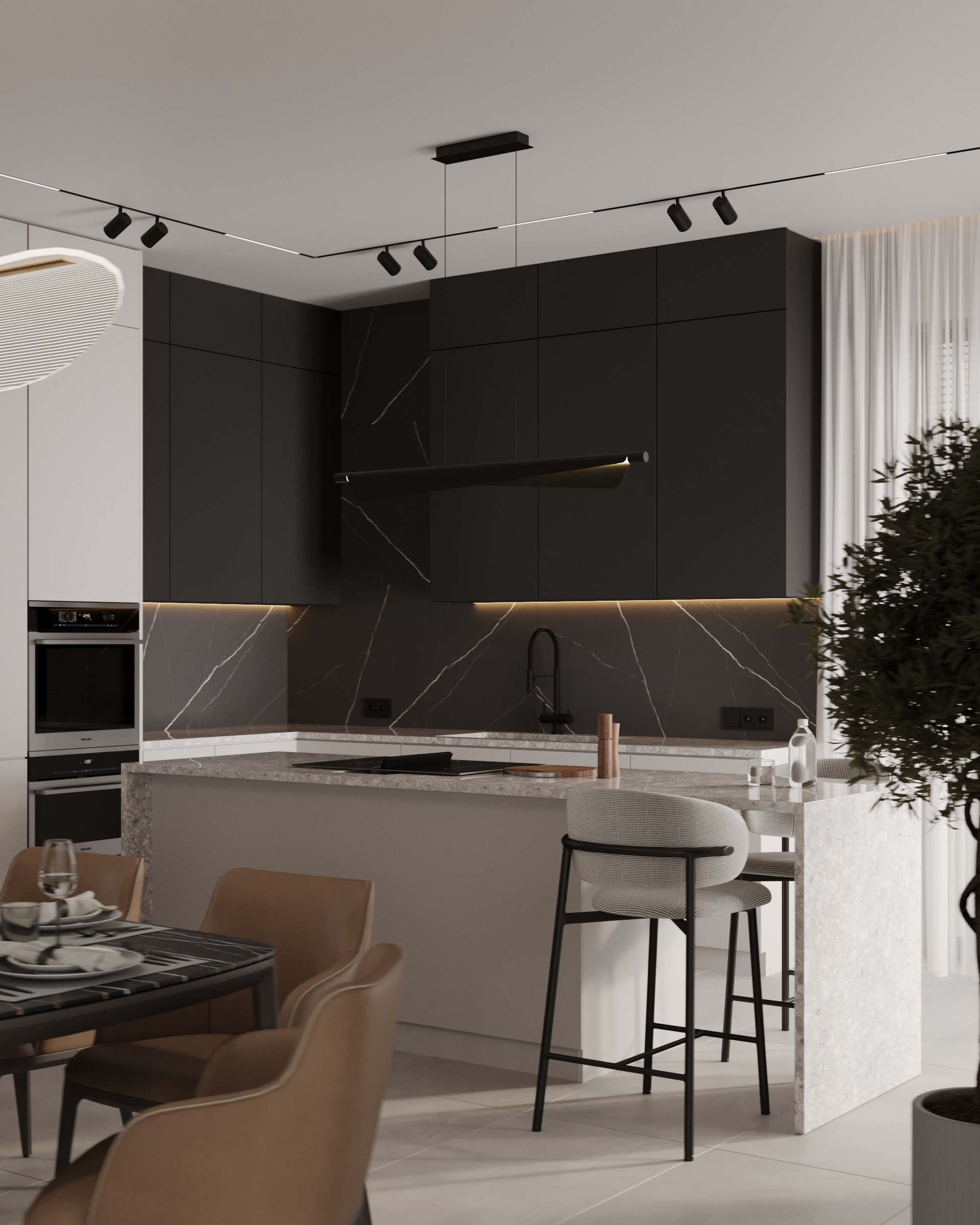 Уютный минимализм в доме п.Западный