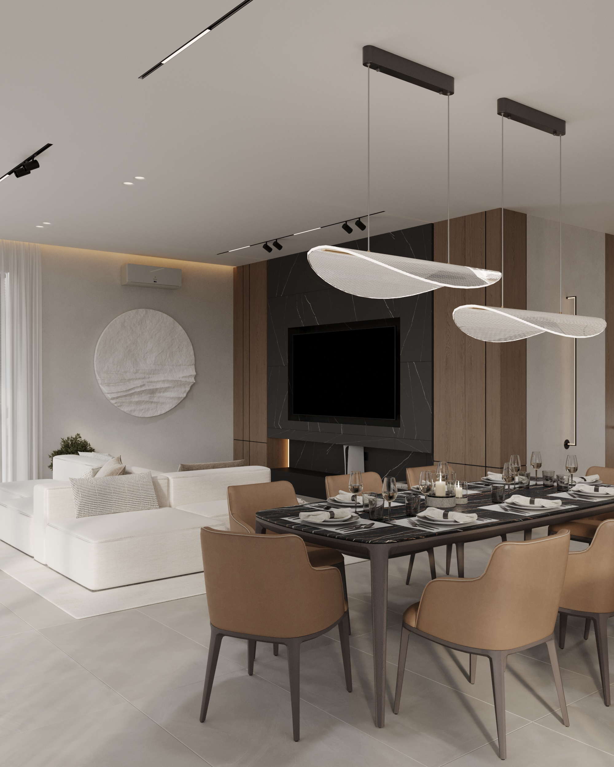 Уютный минимализм в доме п.Западный