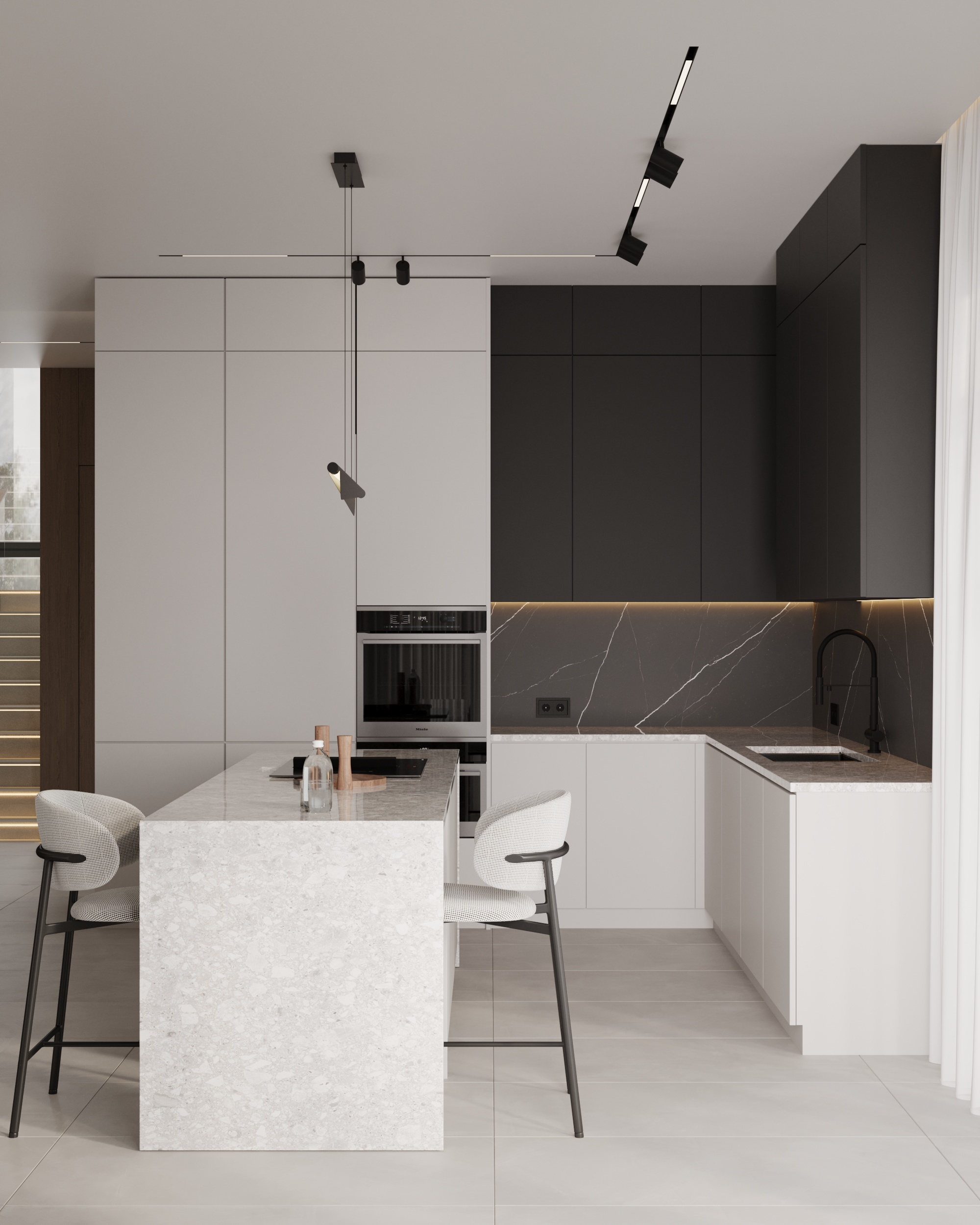 Уютный минимализм в доме п.Западный