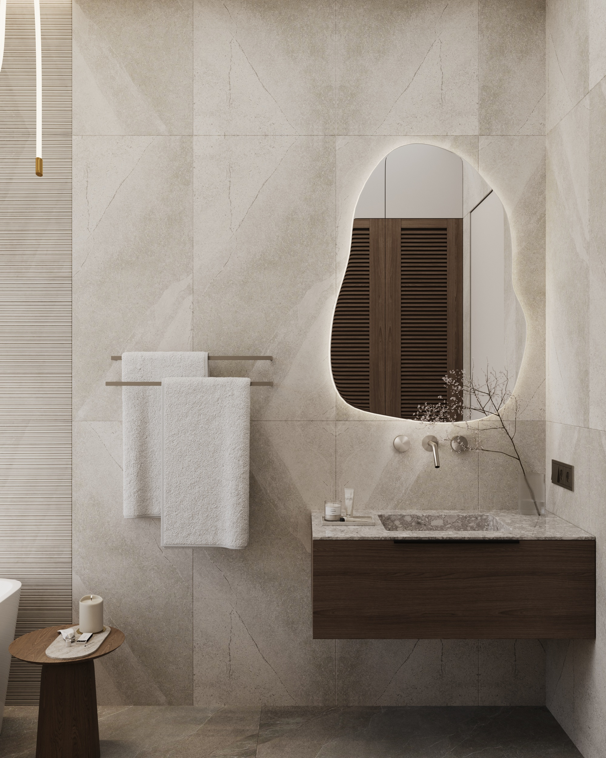 Обложка проекта: Ванная комната в частном доме