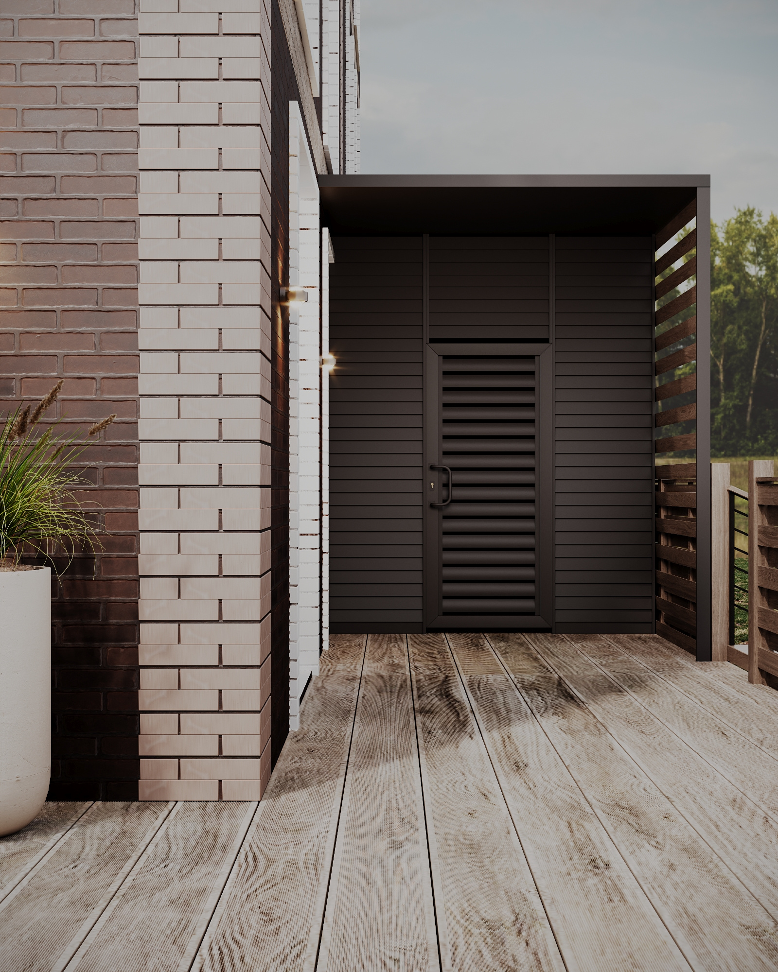 Терраса у квартиры в ЖК Привилегия