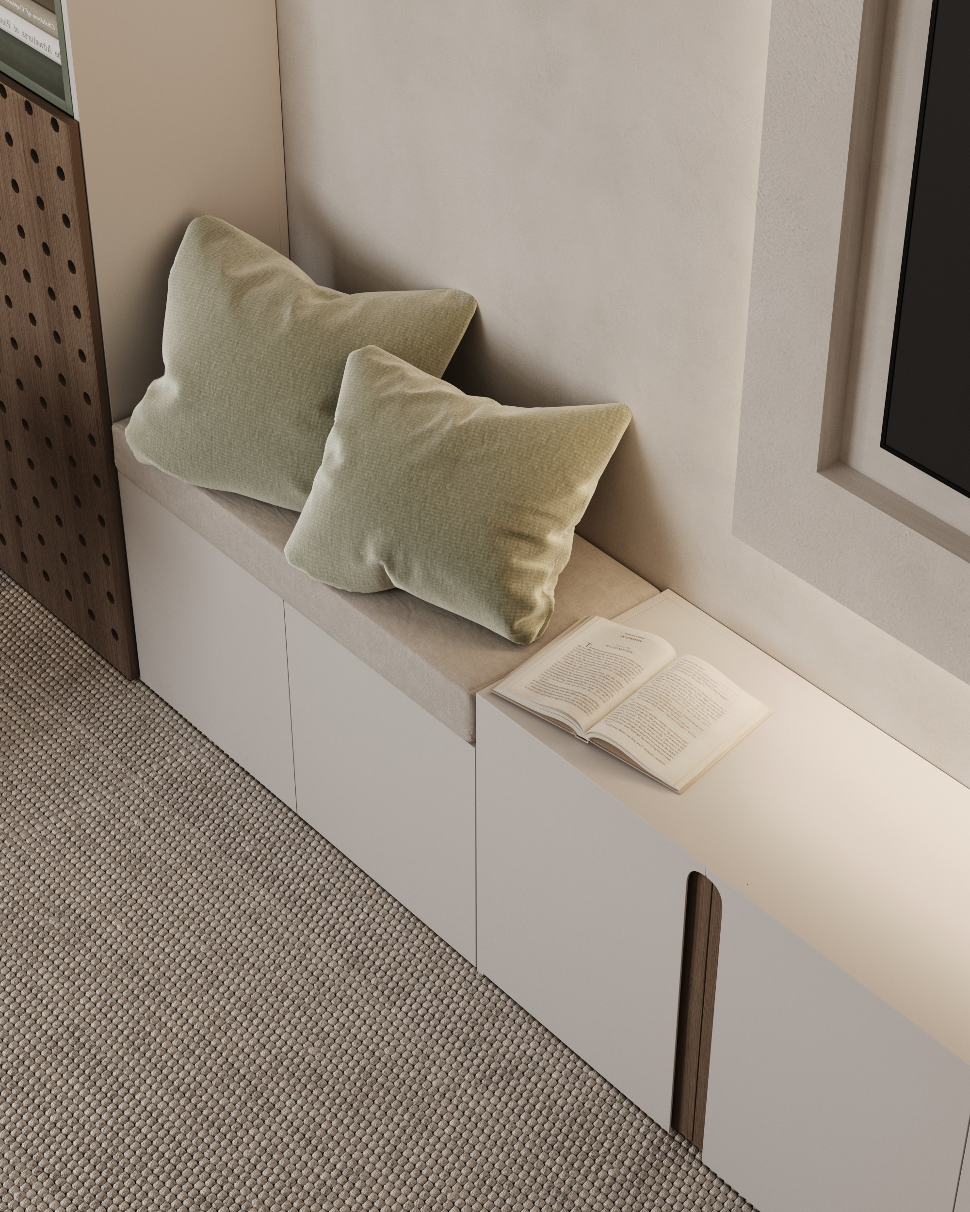 Светлая детская комната для мальчика в частном доме