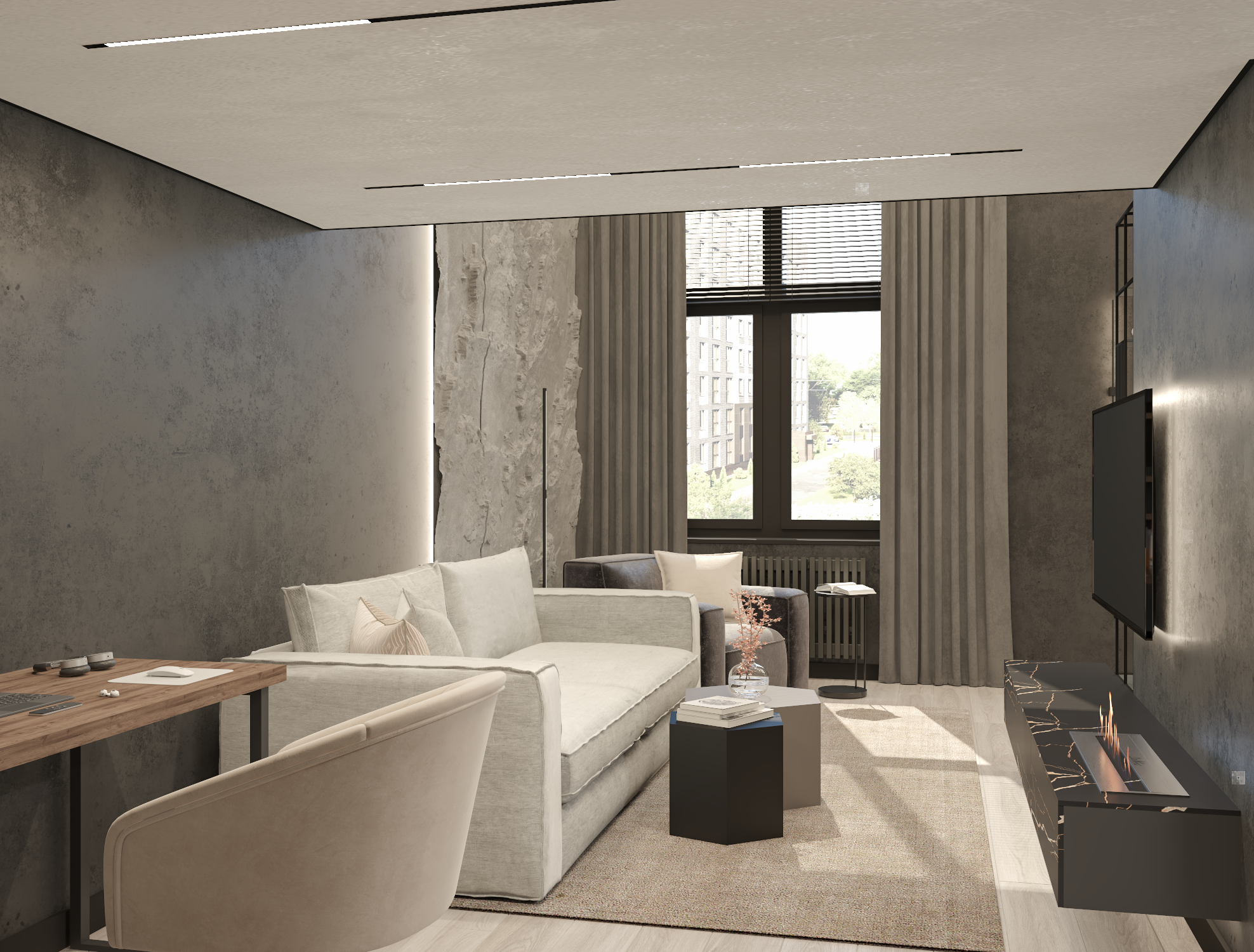 Дизайн-проект 2-х уровневой квартиры