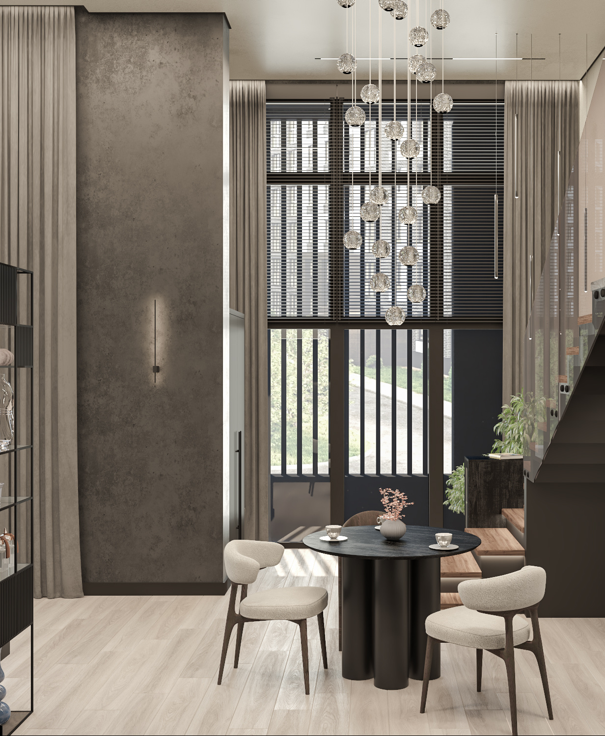 Дизайн-проект 2-х уровневой квартиры