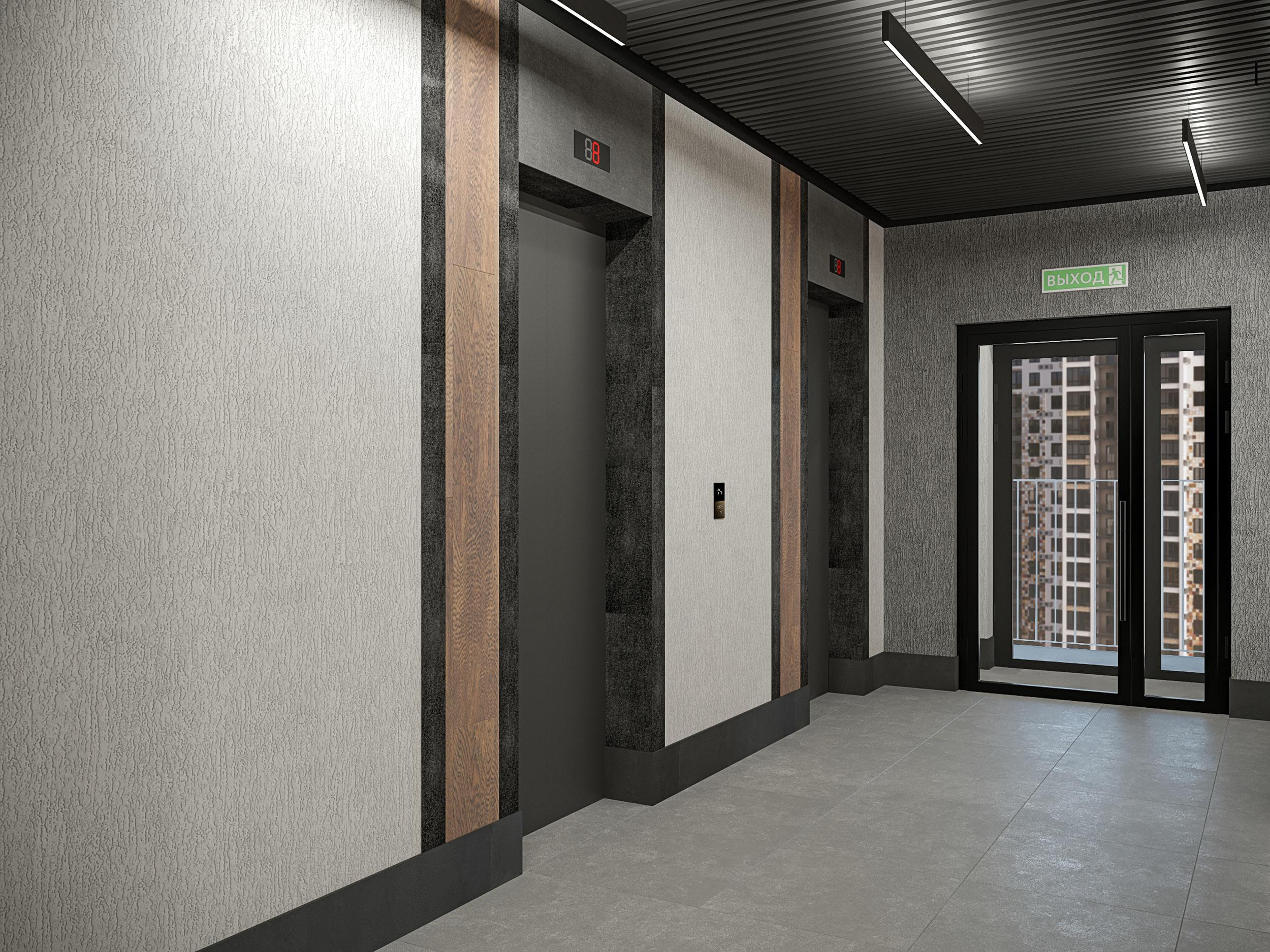 Обложка проекта: ИНТЕРЬЕР ТИПОВОГО ЭТАЖА ЖК "ЦВЕТНОЙ БУЛЬВАР"