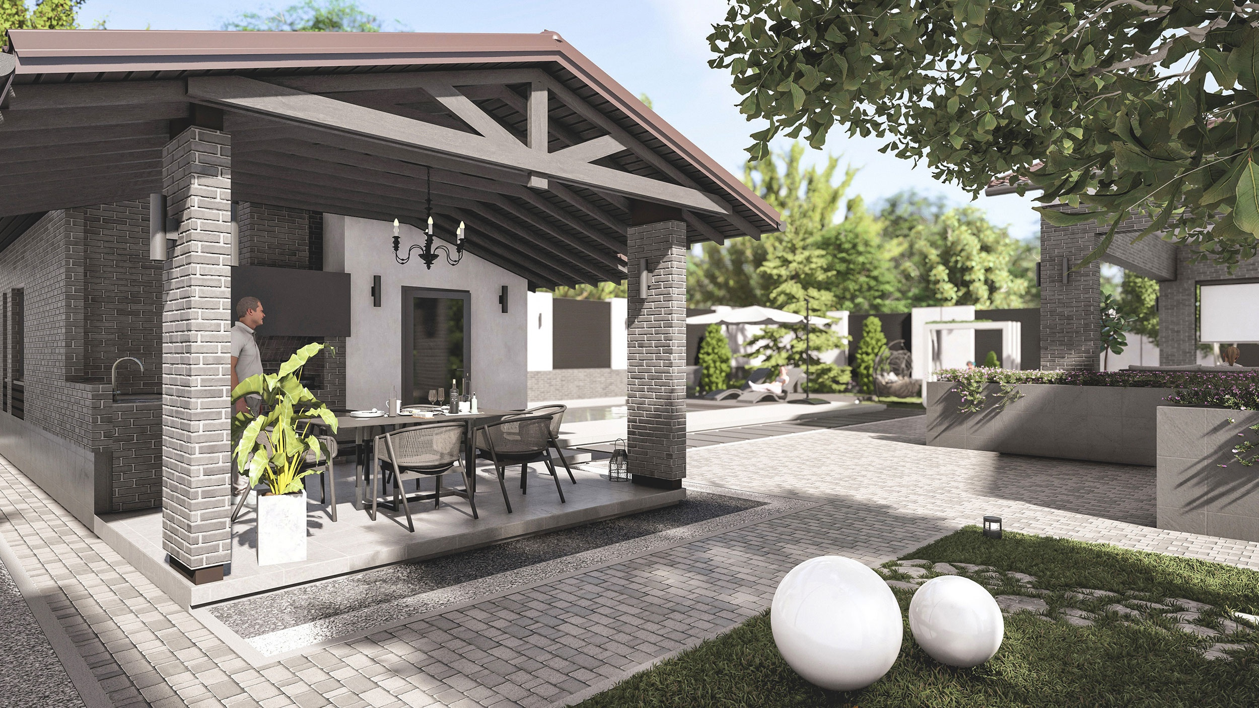 Проект одноэтажного дома