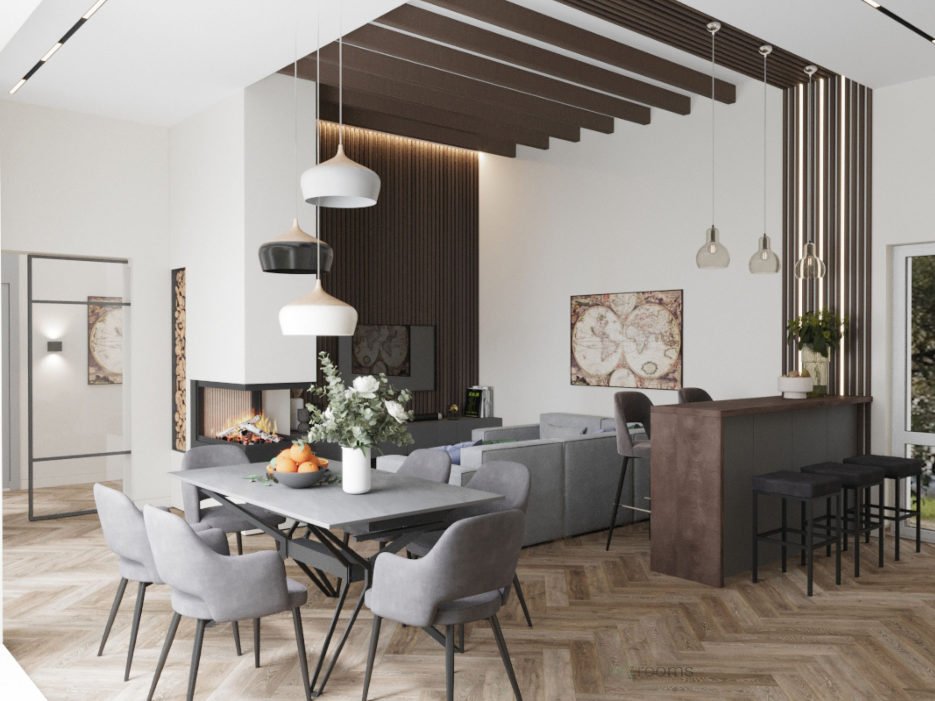 Дизайн-проект дома в современном стиле