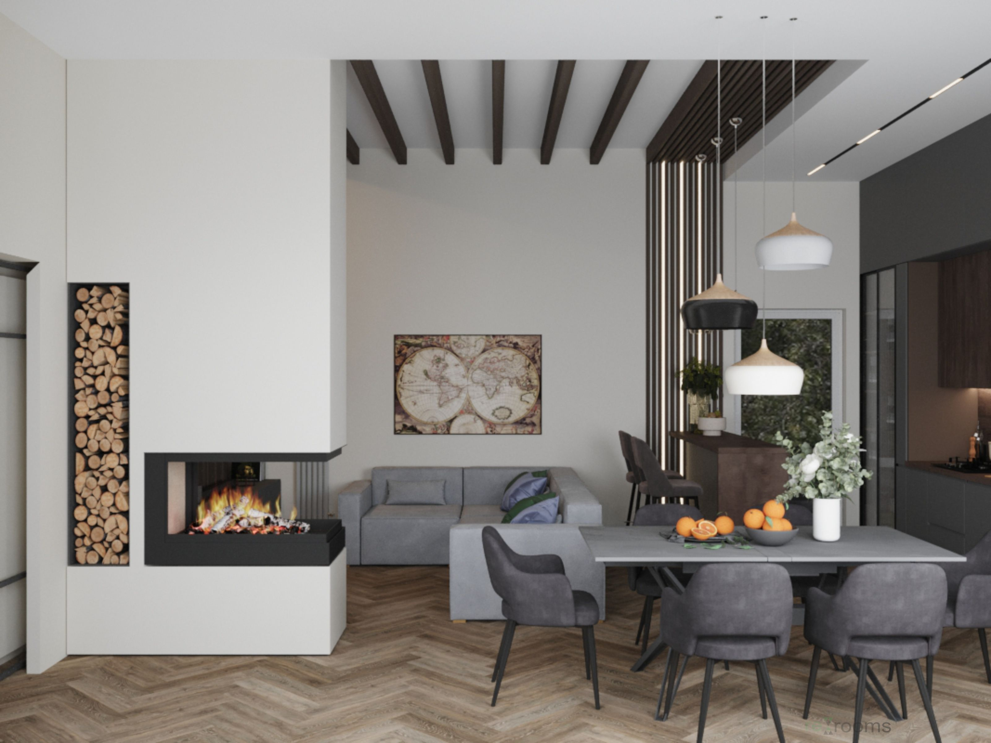 Дизайн-проект дома в современном стиле