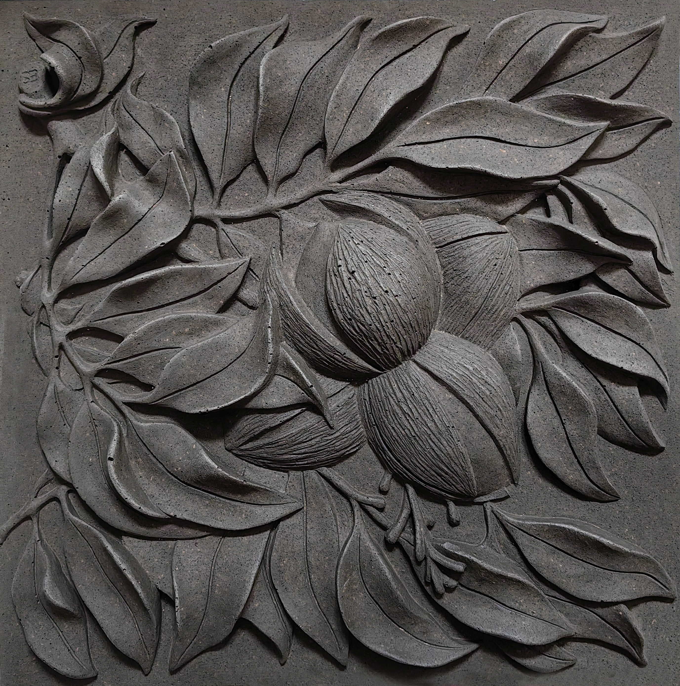 Керамическое панно "Райский сад" в Усадьбе Неклюдова