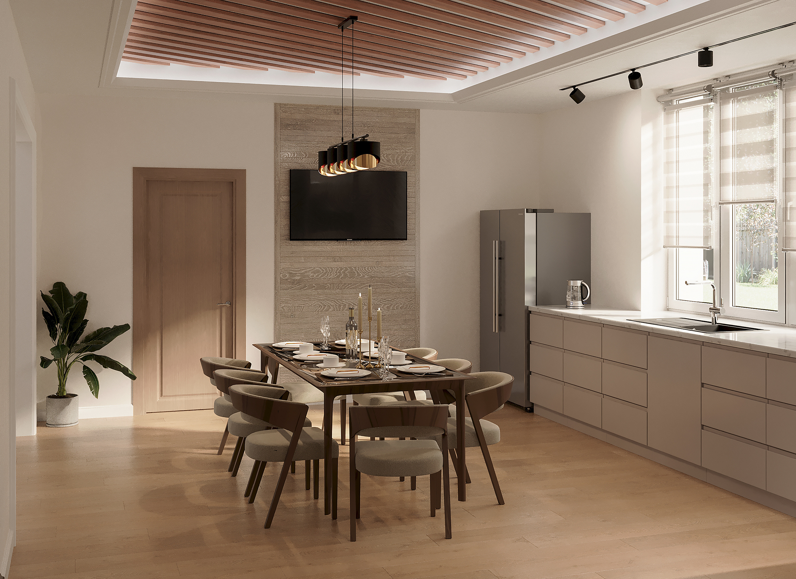 Проект интерьера кухни