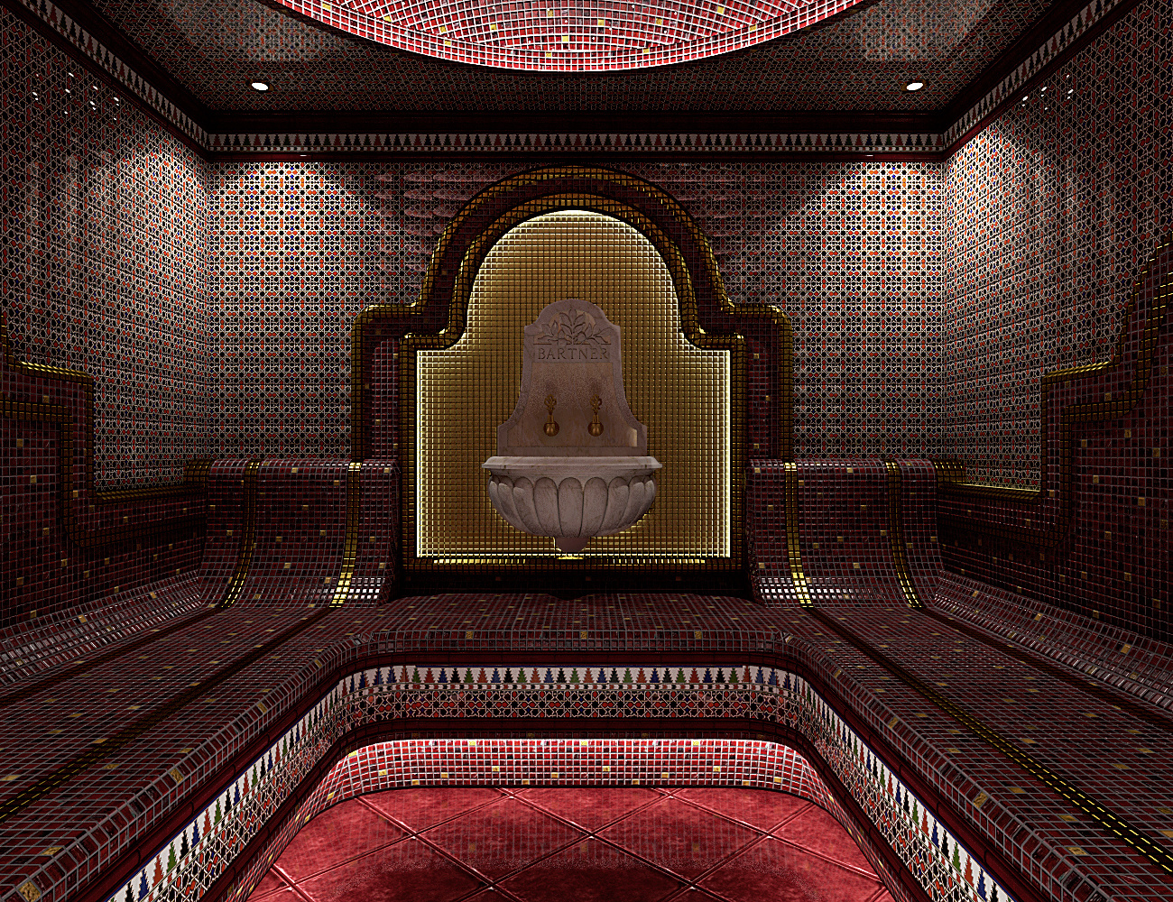 Обложка проекта: АХ, ЭТОТ ВОСТОК-ВОСТОК! Хамам.